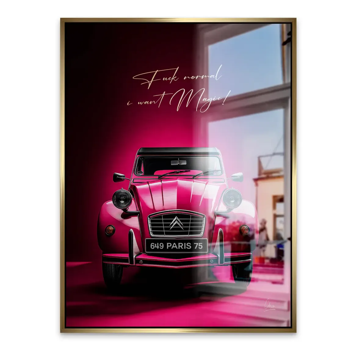 Pink Magic 2CV Alu Gebürstet Bild