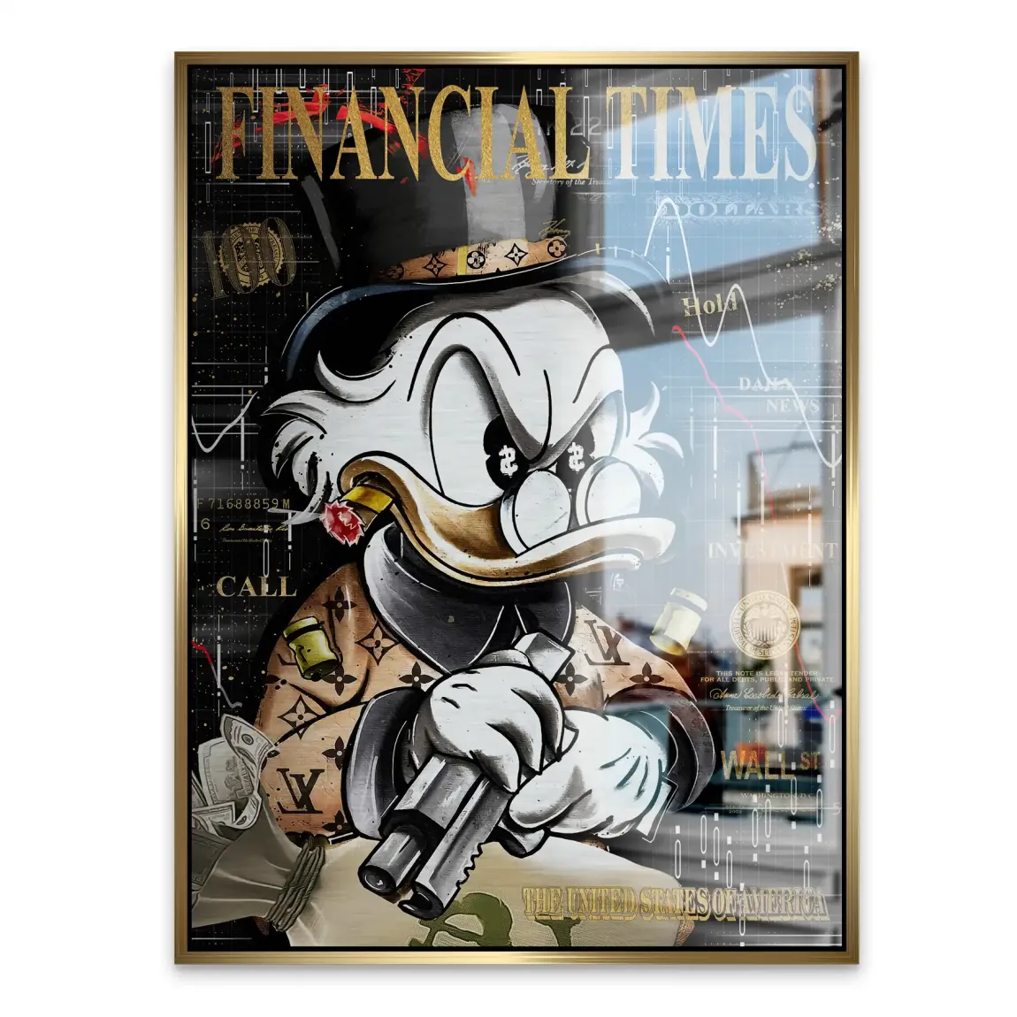 Financial Empire Duck Alu Gebürstet Bild