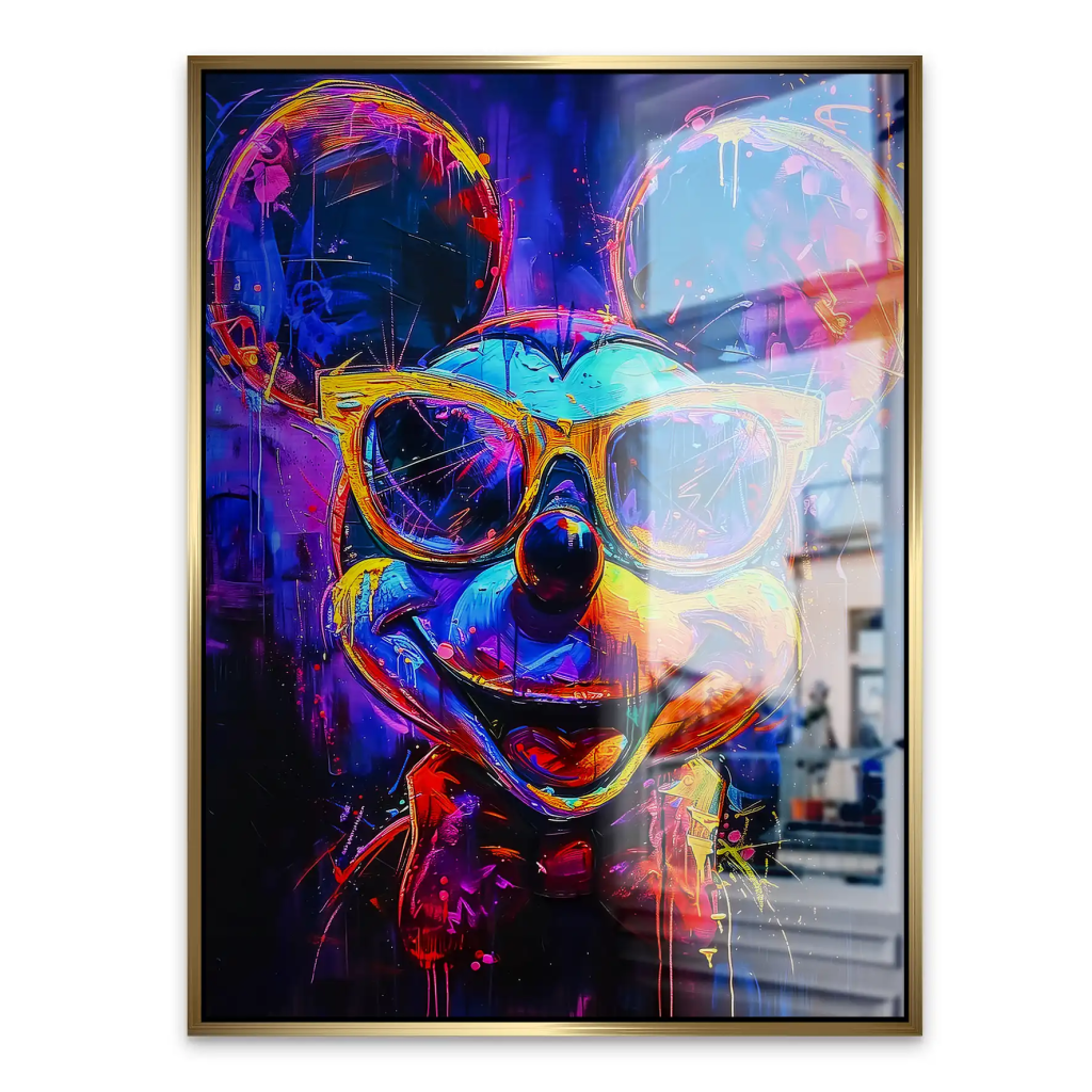 Micky Abstrakt Color Aludibond Gebürstet INGALERIE