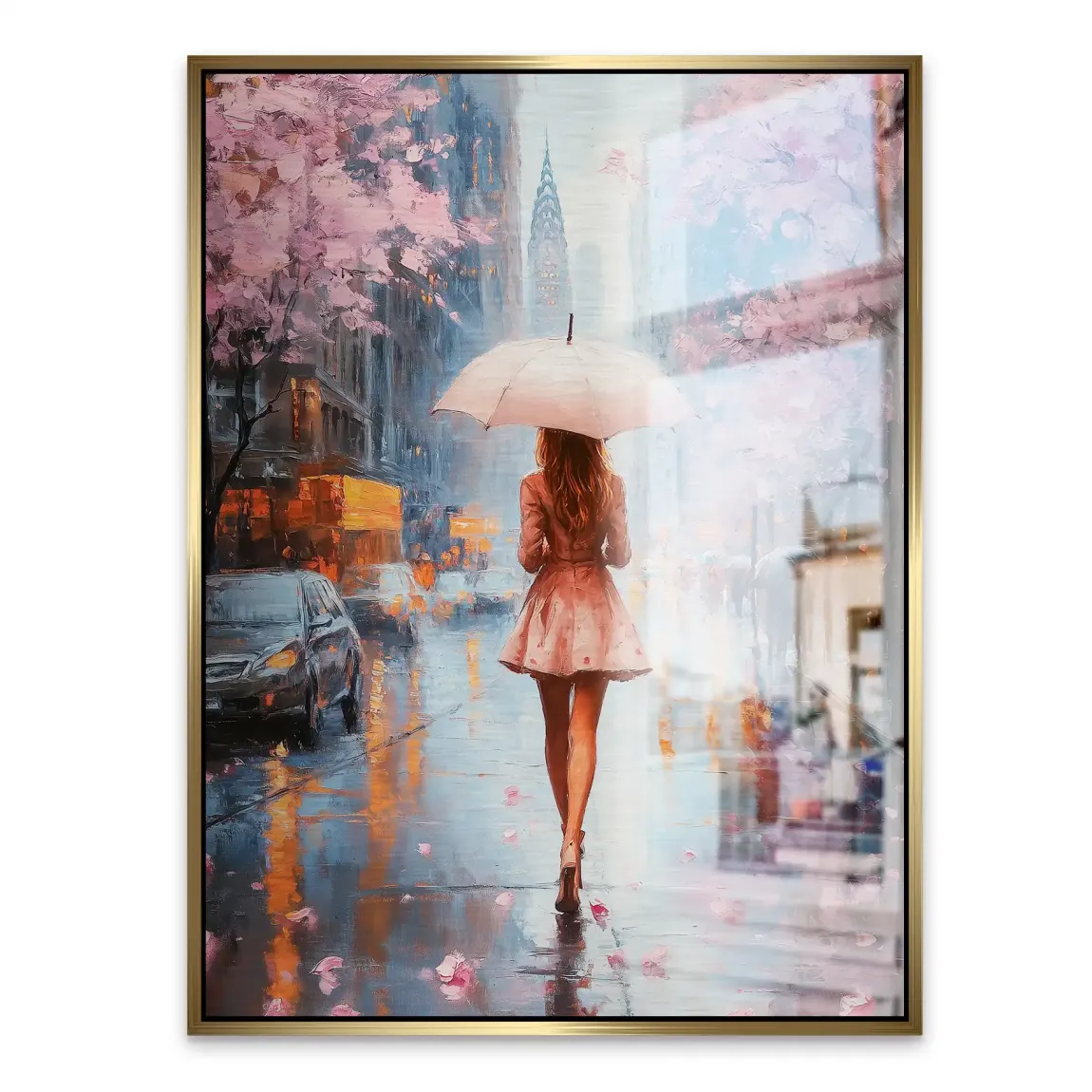 Color of Rain Aludibond Gebürstet Bild INGALERIE