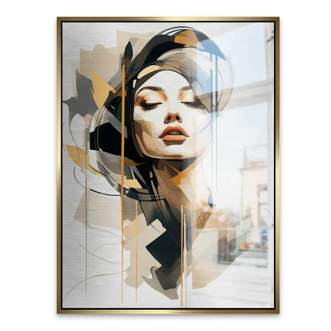 Whispers of Elegance Alu Gebürstet Bild INGALERIE