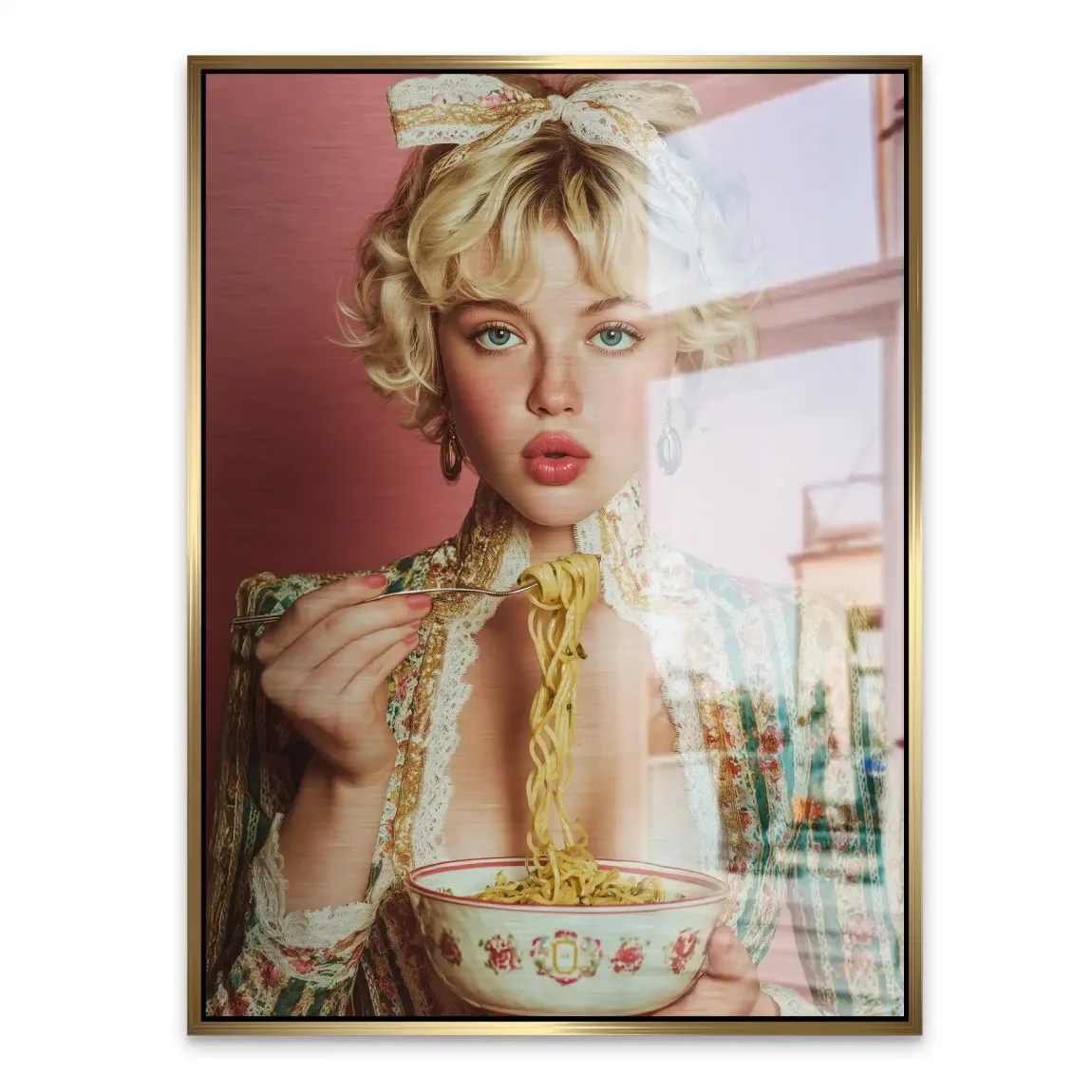 La Dolce Noodle Lady Alu Gebürstet Bild