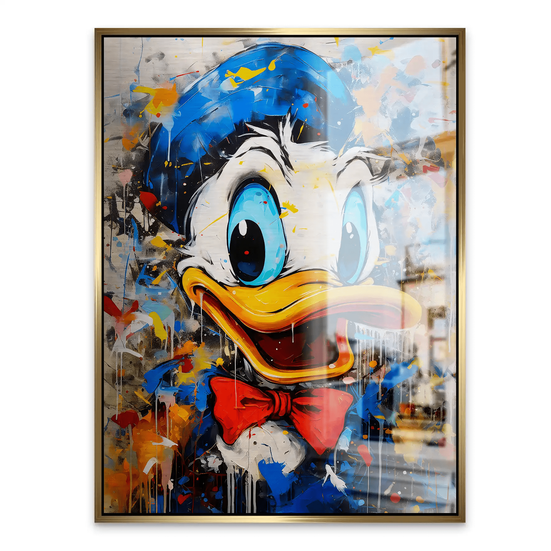 Donald Abstrakt Style Aludibond Gebürstet INGALERIE
