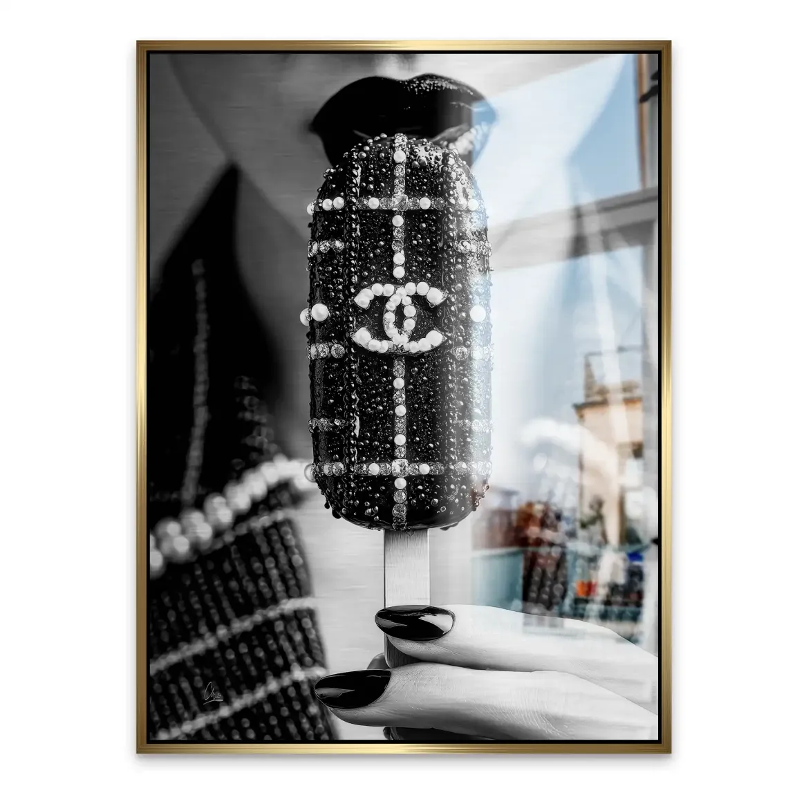 Noir Ice Couture Chanel Alu Gebürstet Bild