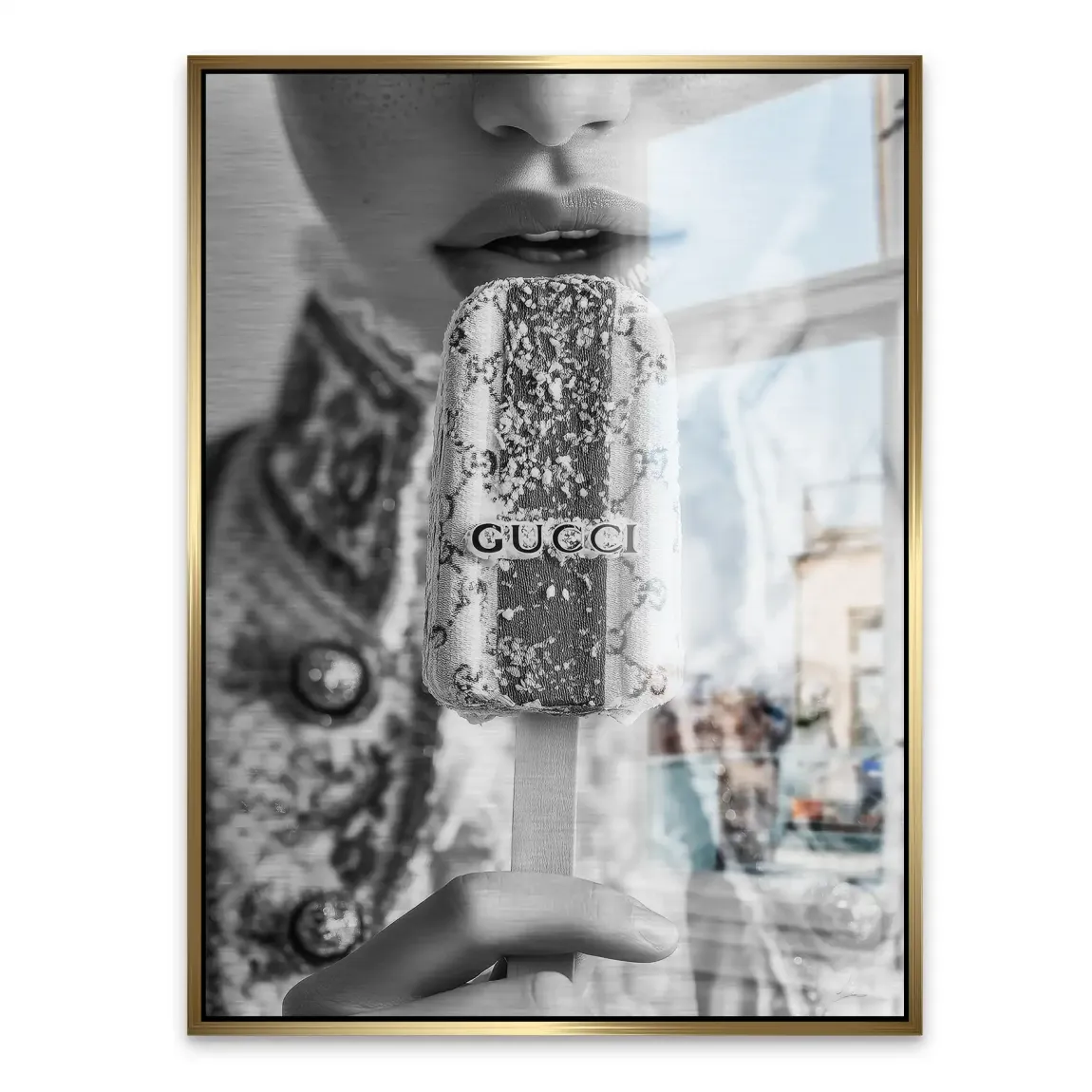 Gucci Ice Couture Noir Alu Gebürstet Bild
