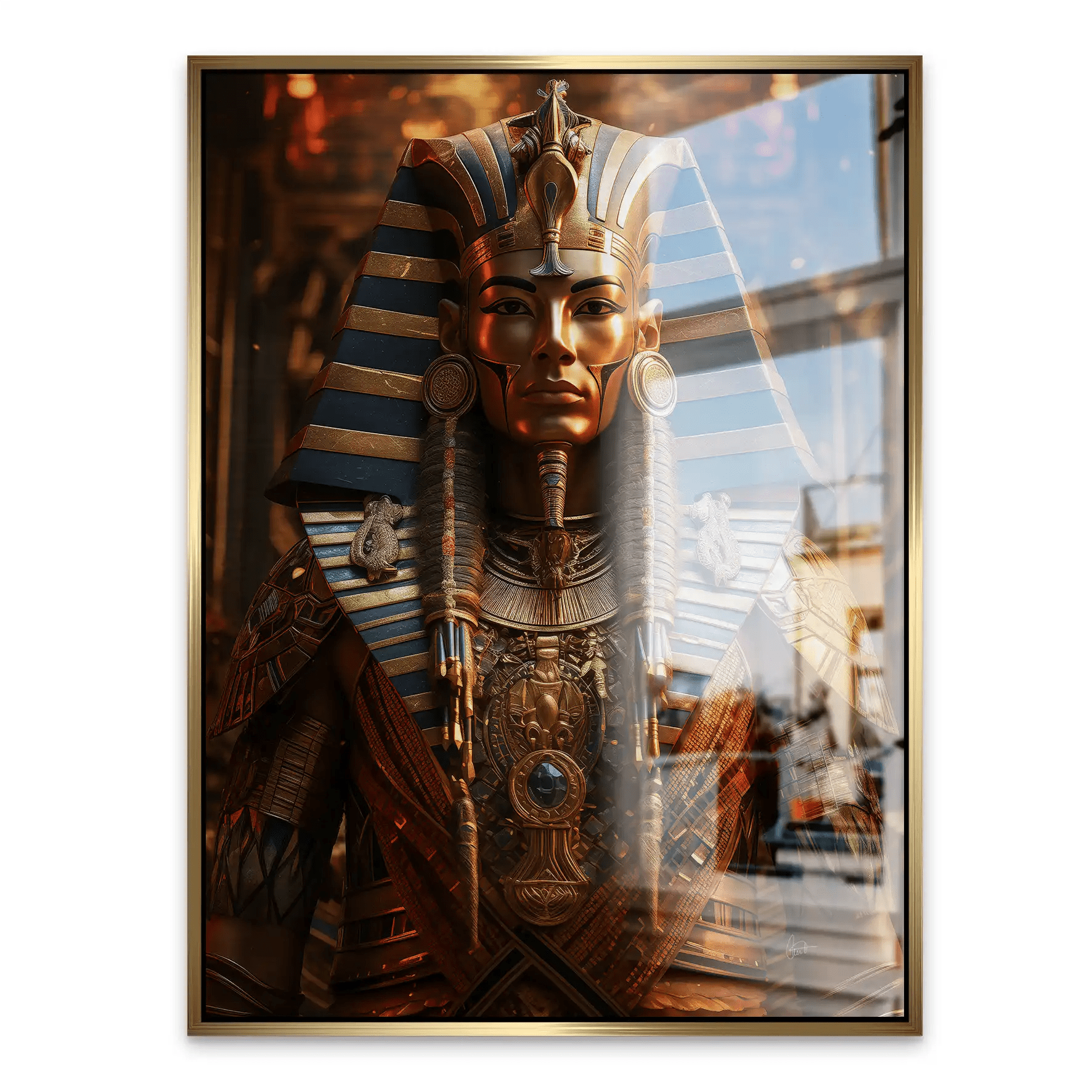 Legacy of the Pharaoh Alu gebürstet Bild INGALERIE