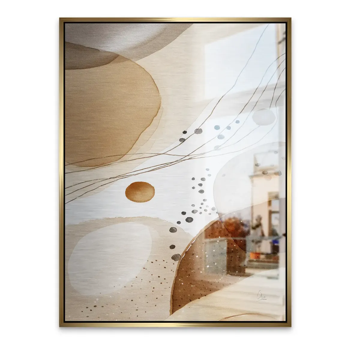 Desert Mirage Alu Gebürstet Bild