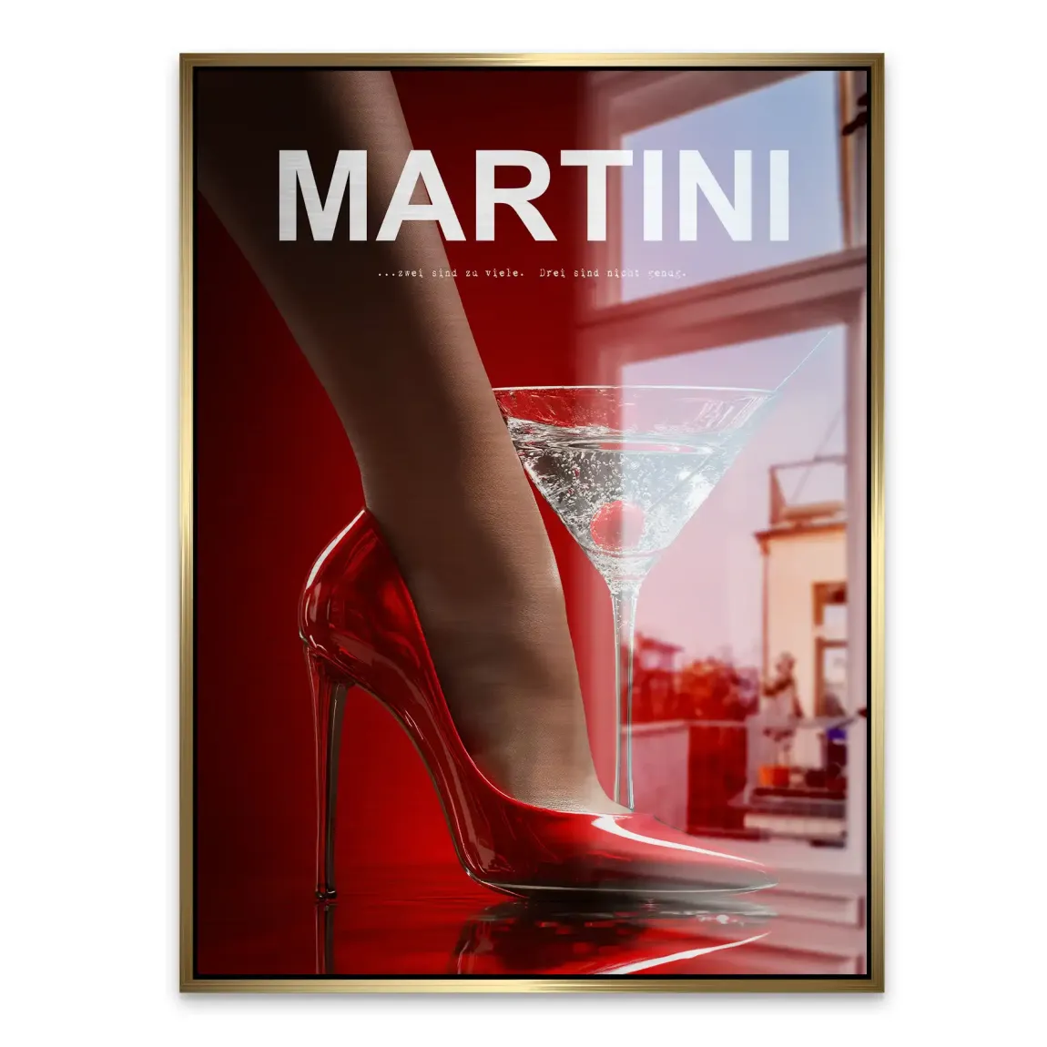 Martini Red Desire Alu Gebürstet Bild