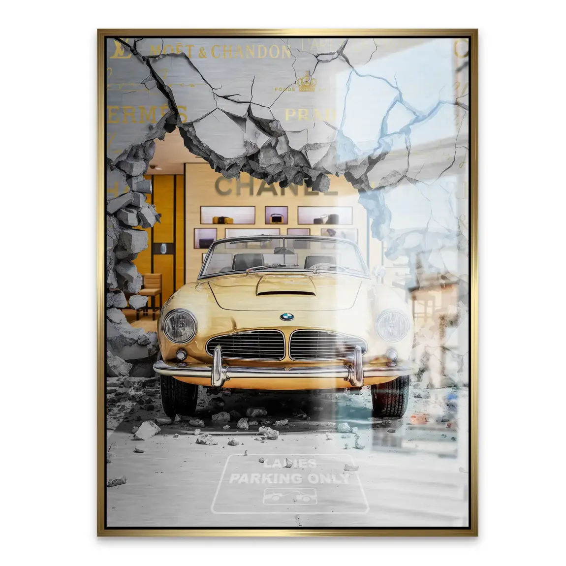 Luxury Shopping Alu Gebürstet Bild