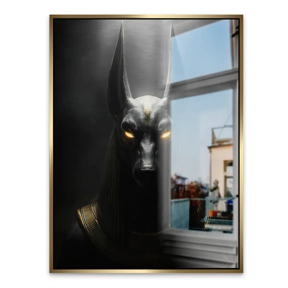 Dark Anubis Alu Gebürstet Bild