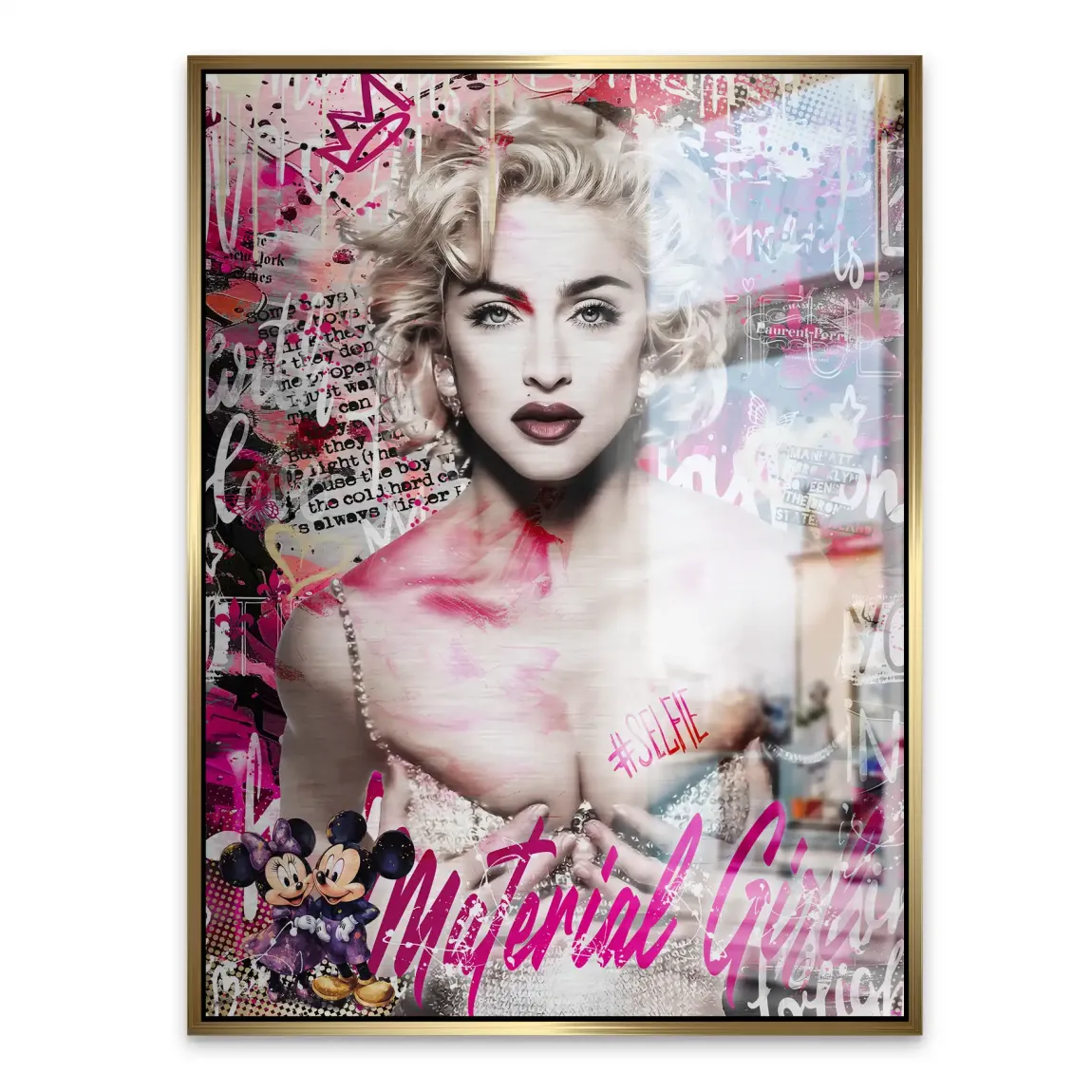 Pop Queen Vibes Alu Gebürstet Bild