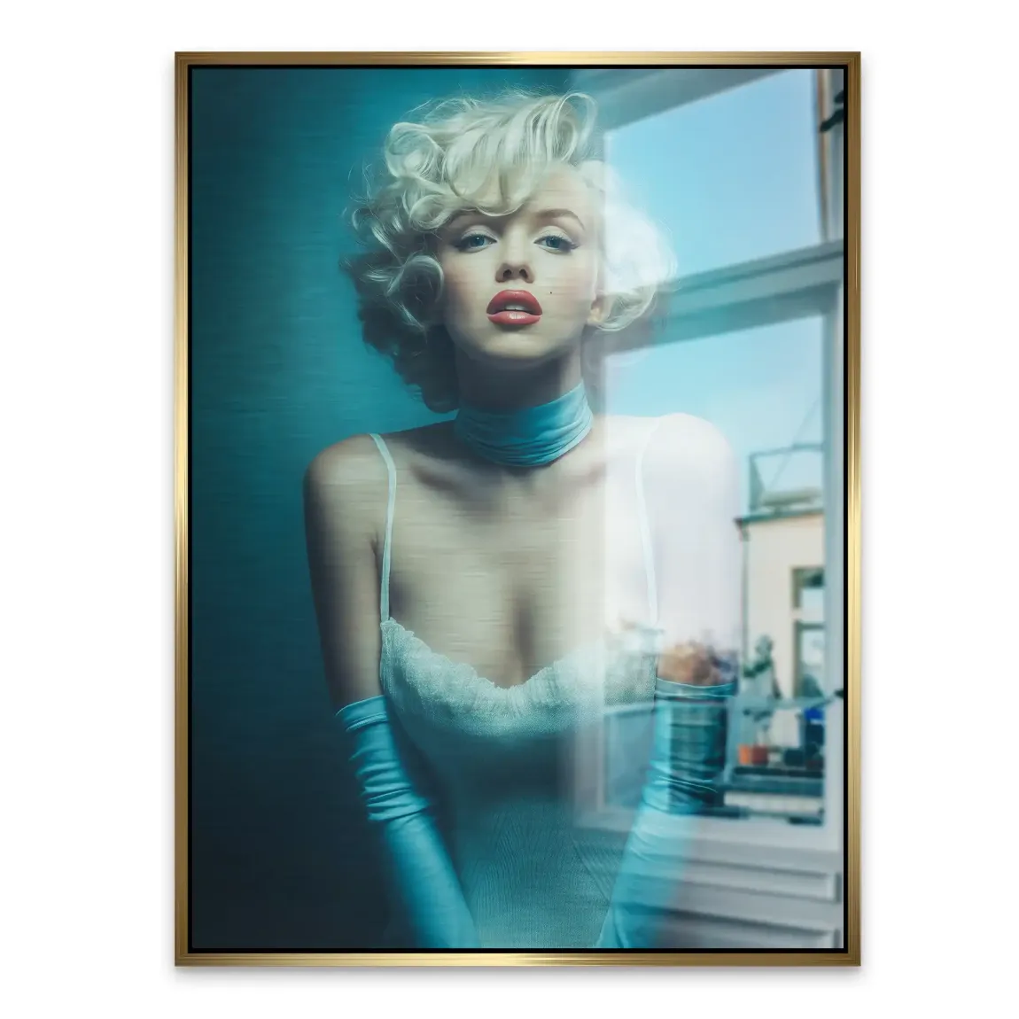 Satin Dreams of Hollywood Aludibond Gebürstet INGALERIE