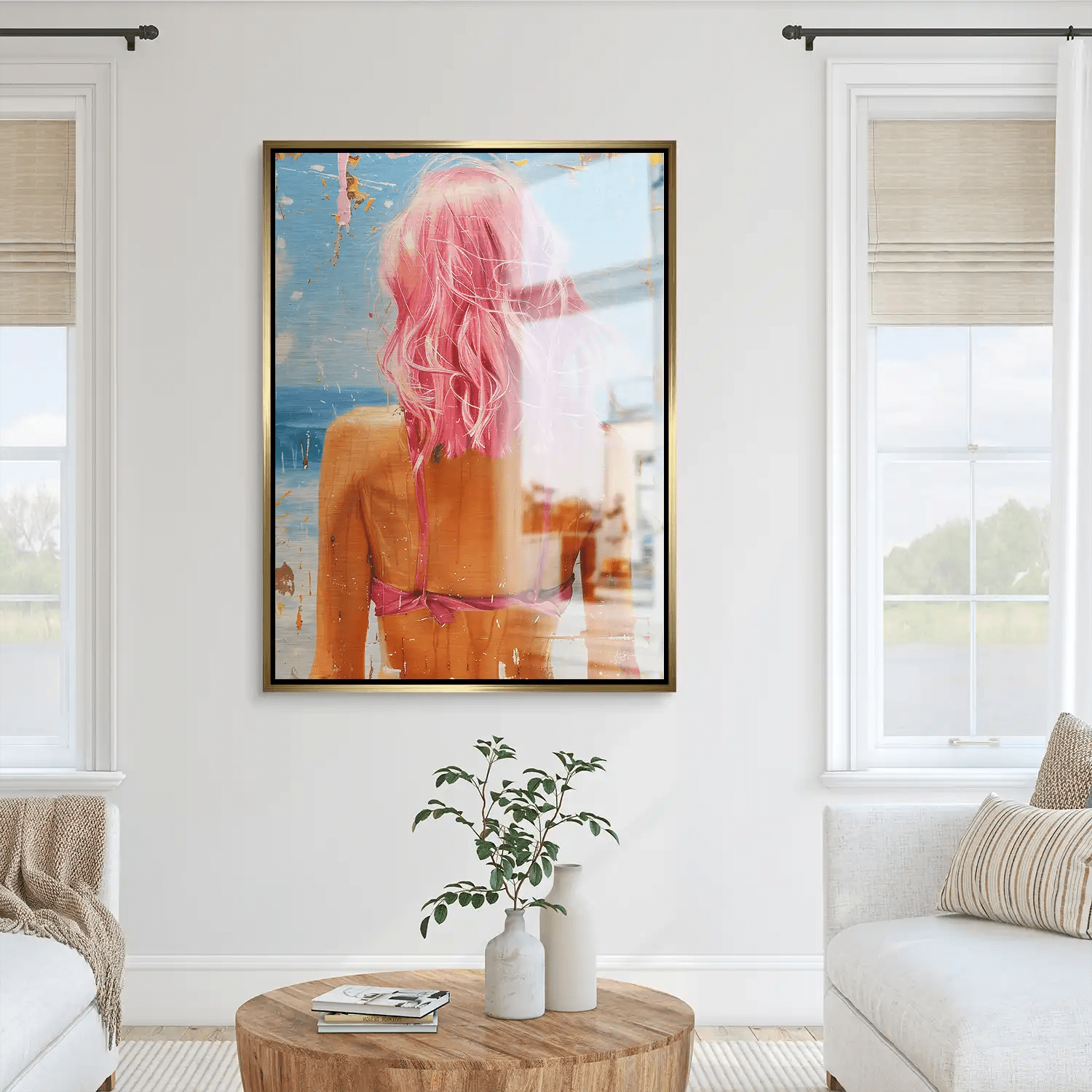 Beach Girl Nr.6 Aludibond Gebürstet INGALERIE