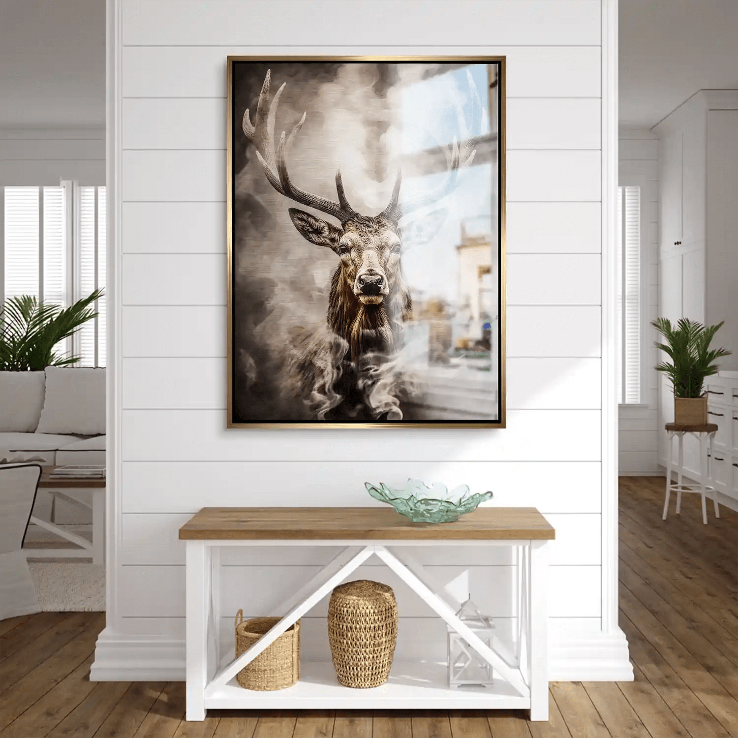 Hirsch Modern Aludibond Gebürstet INGALERIE