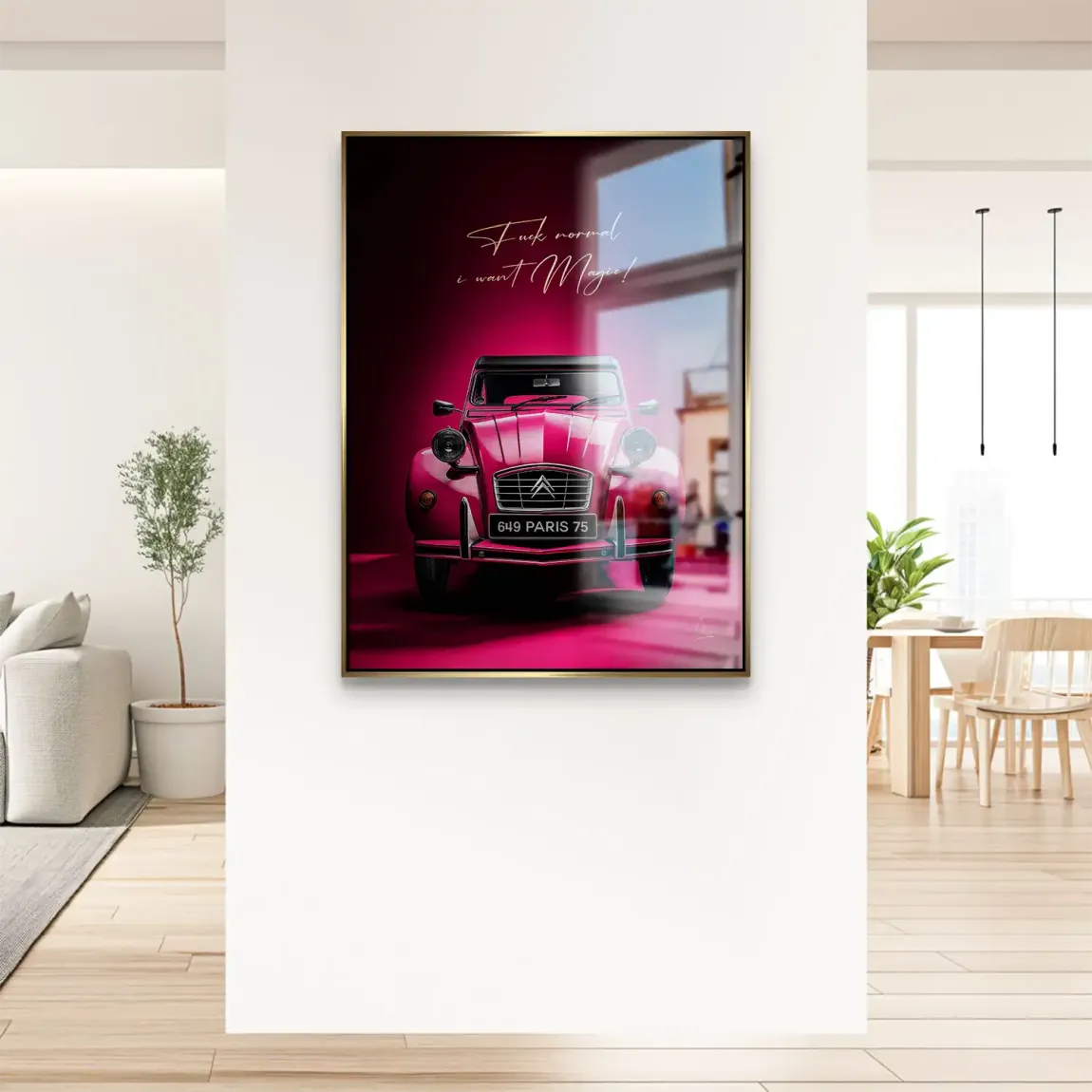Pink Magic 2CV Alu Gebürstet Bild