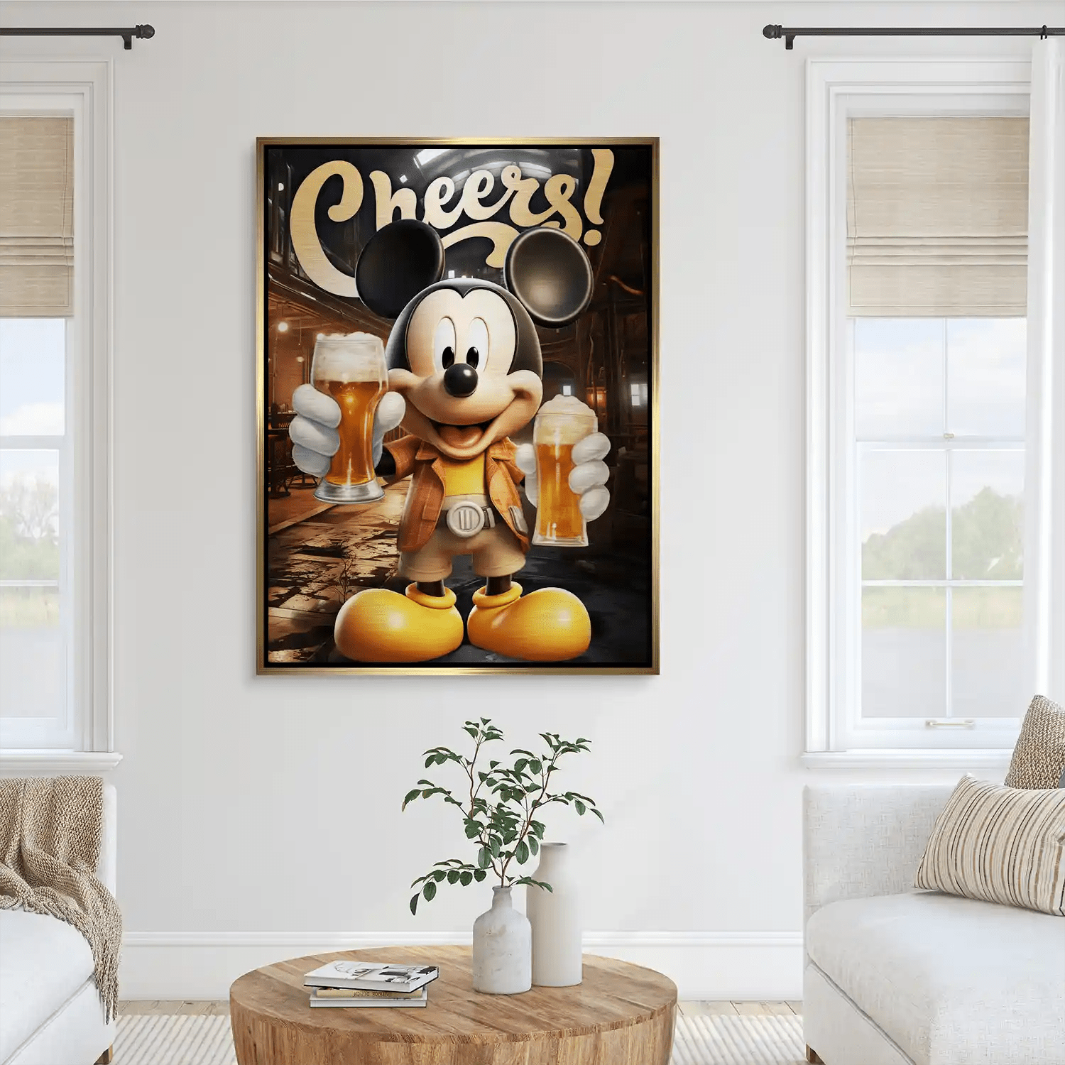 Micky Cheers Aludibond Gebürstet INGALERIE