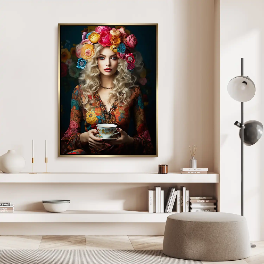Beauty Bohemian Flower Alu Gebürstet Bild INGALERIE