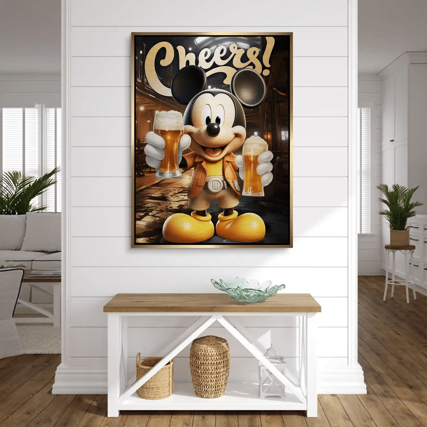 Micky Cheers Aludibond Gebürstet INGALERIE