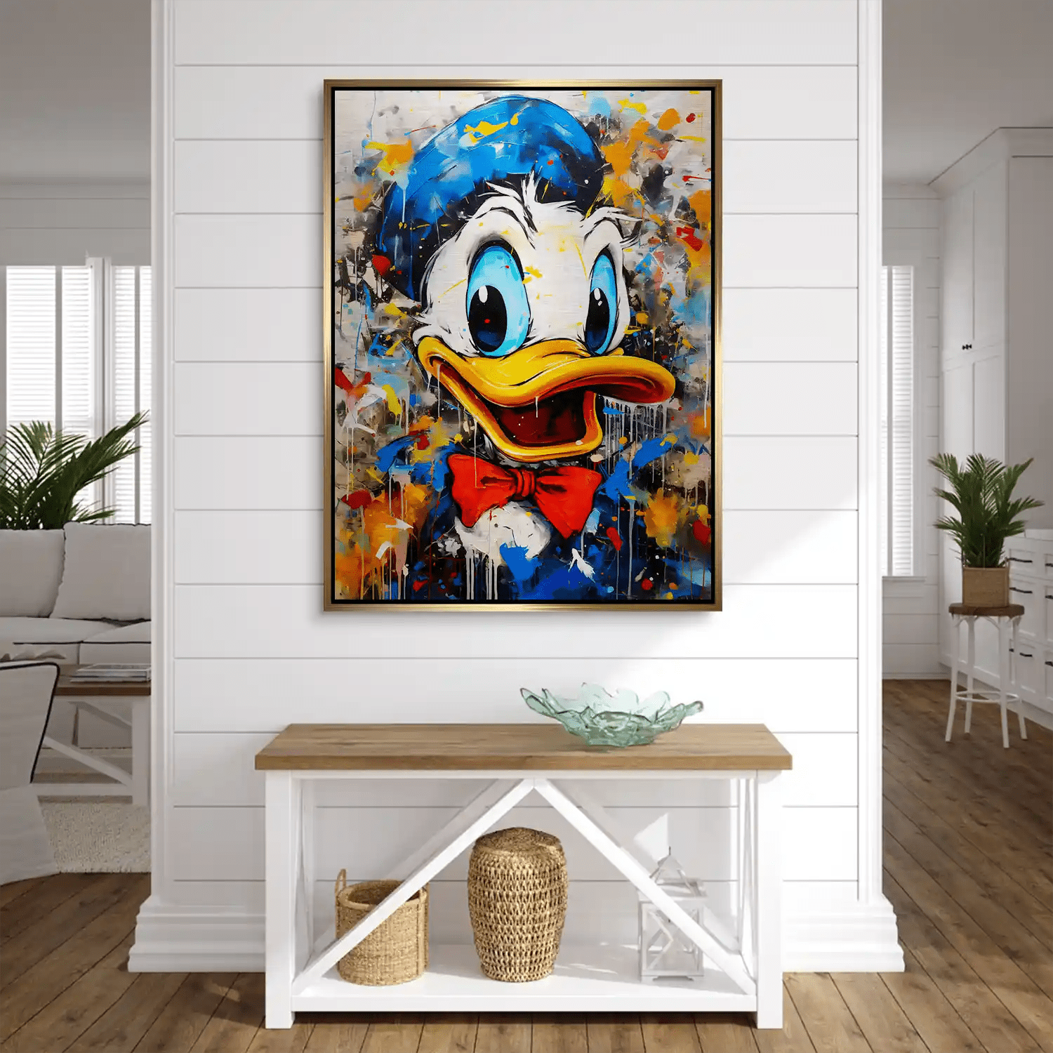 Donald Abstrakt Style Aludibond Gebürstet INGALERIE