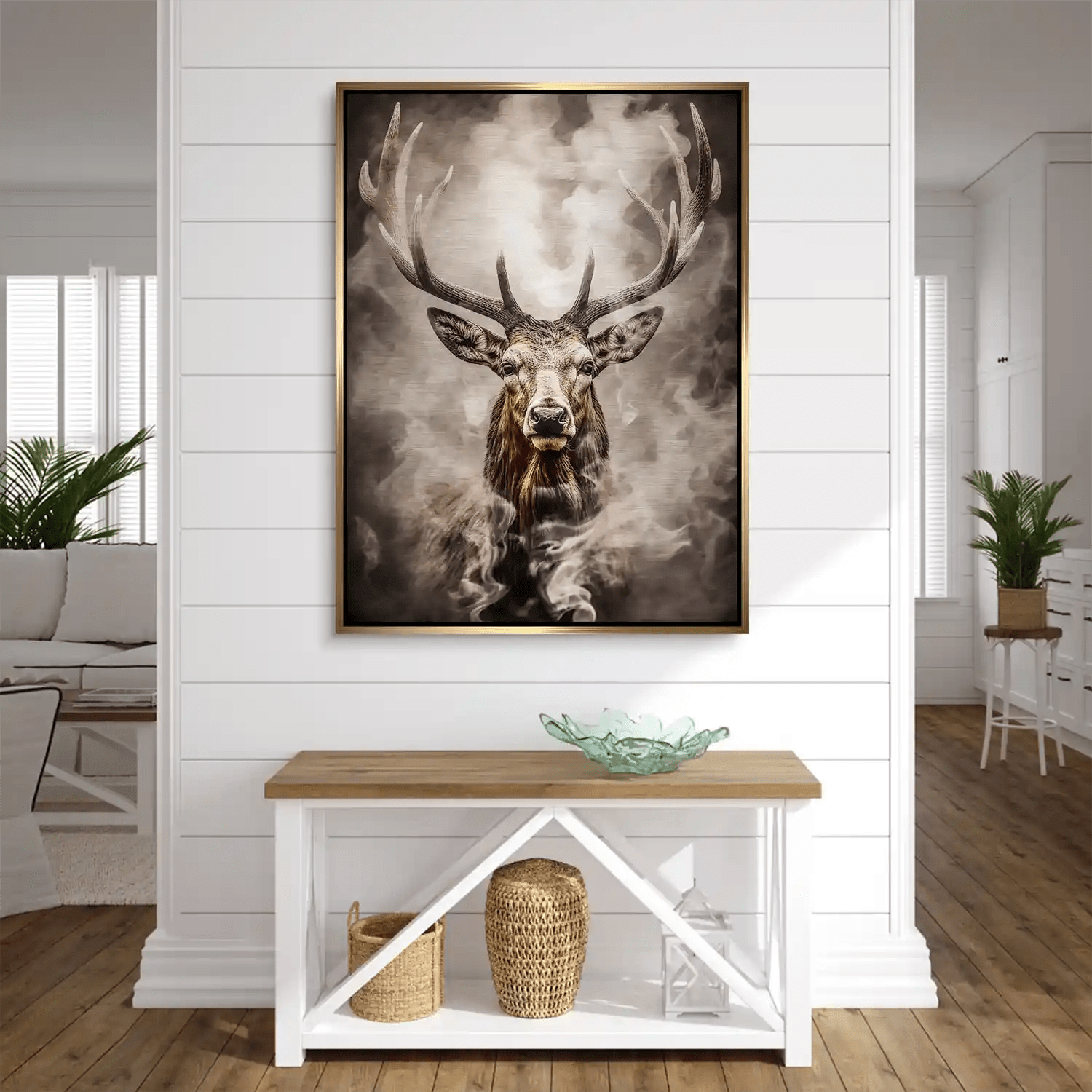 Hirsch Modern Aludibond Gebürstet INGALERIE