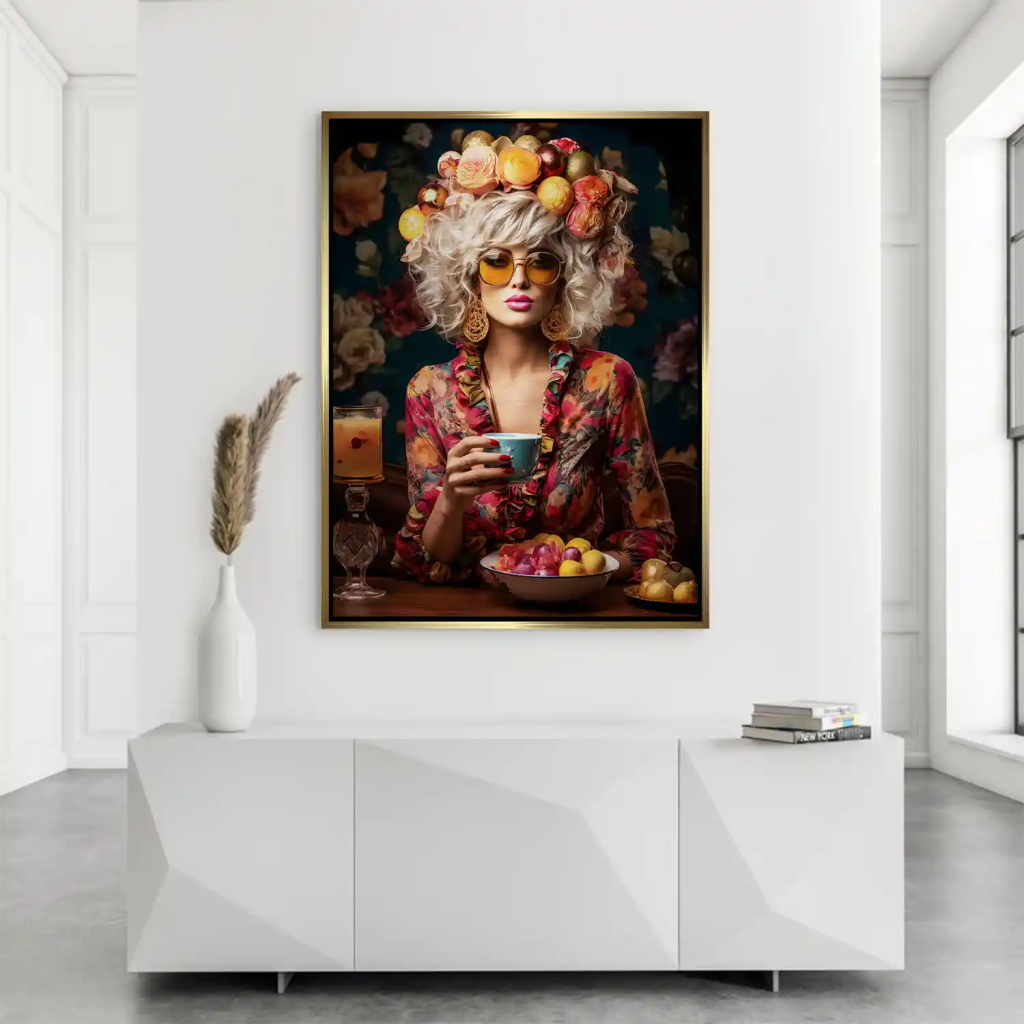 Beauty Bohemian Style Alu Gebürstet Bild INGALERIE