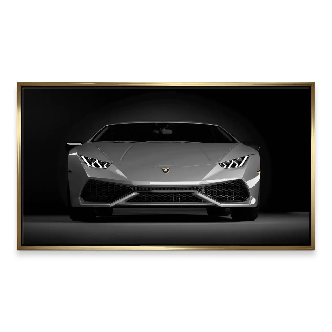 Midnight Lambo Vision Leinwand Bild