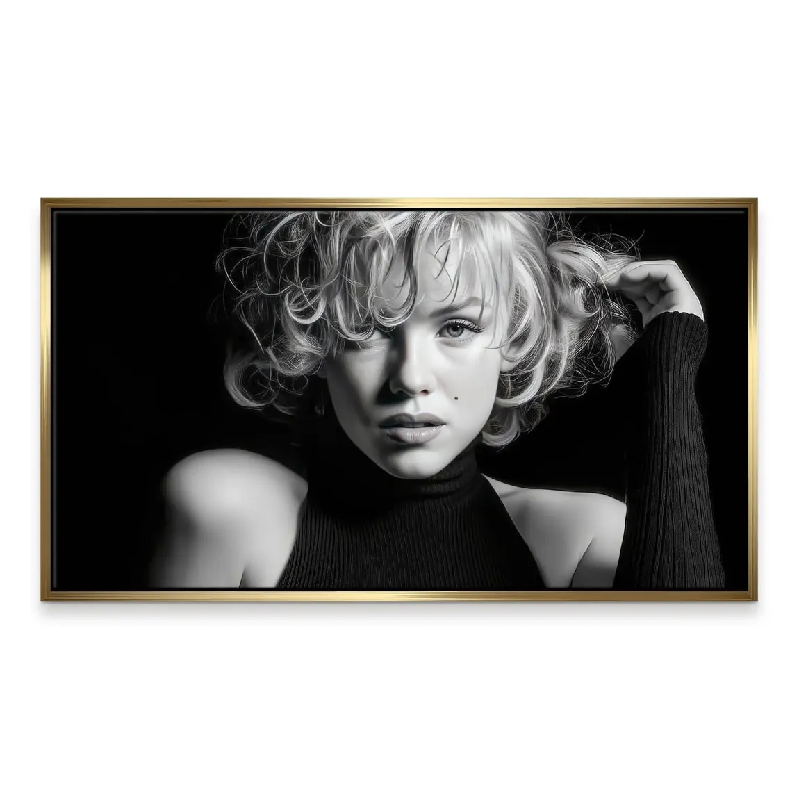 Marilyn Monroe Velvet Icon Leinwand Bild
