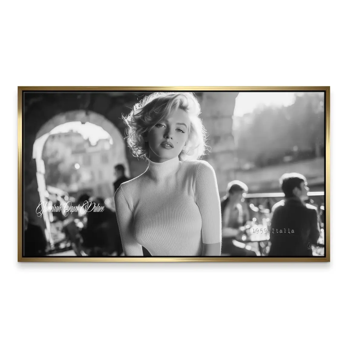 Marilyn Monroe Italia Leinwand Bild