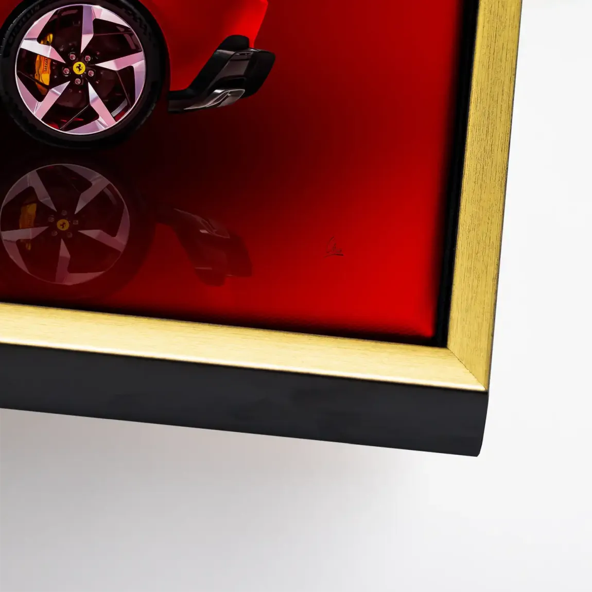 Ferrari Prestige Art Leinwand Bild
