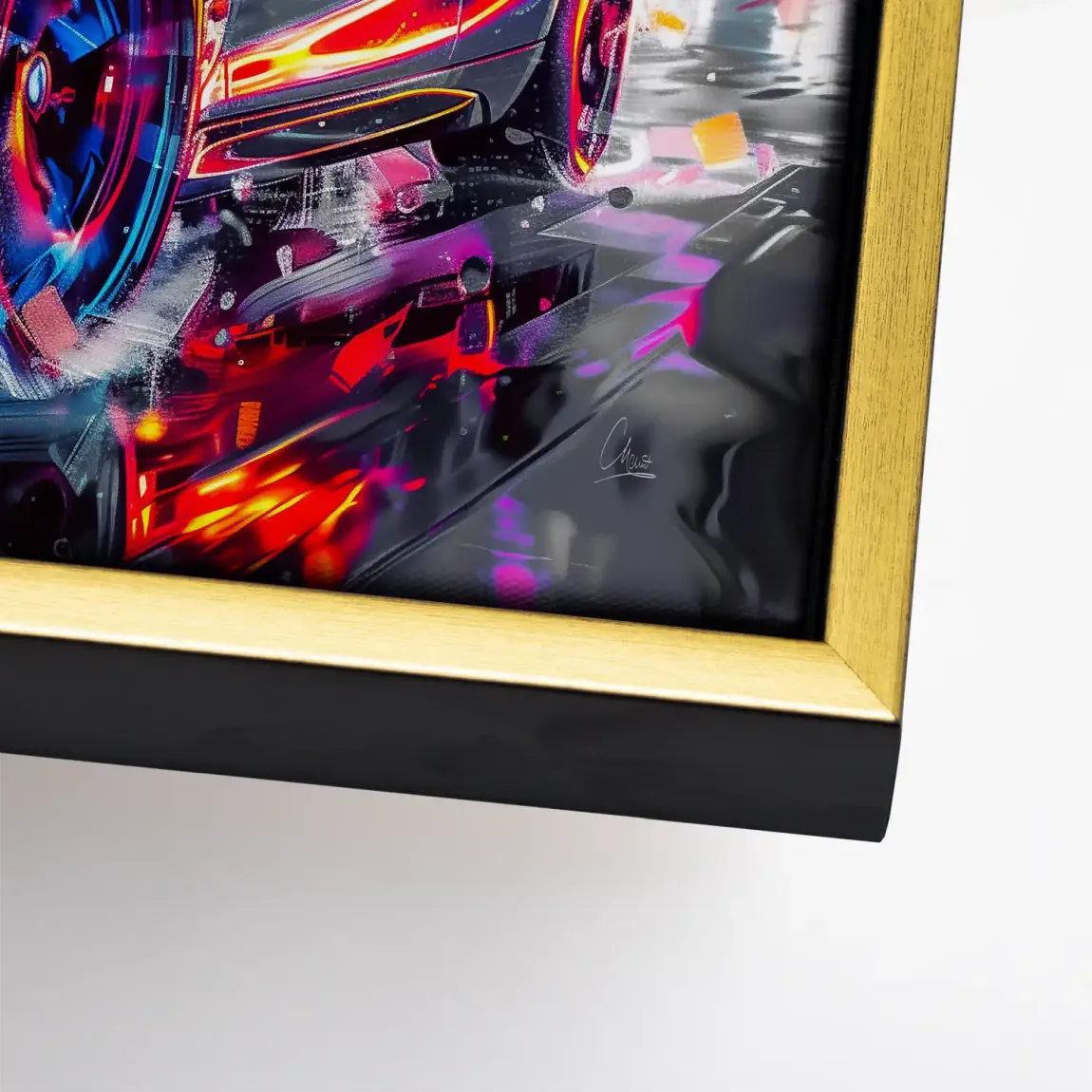 BMW M2 Abstrakt Vision Leinwand Bild