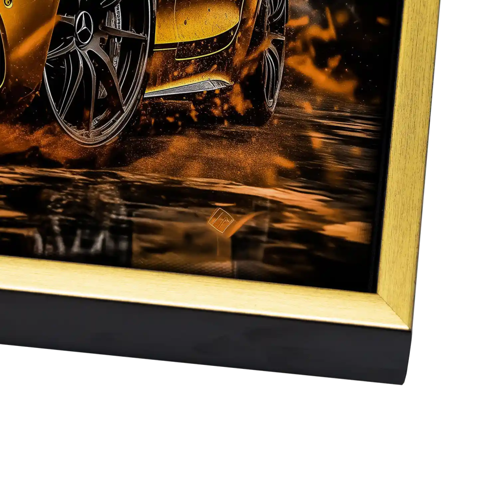 Mercedes AMG GT Modern Style Leinwand Bild INGALERIE