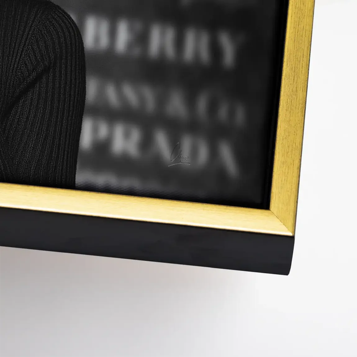 Marilyn Monroe Black Secret Leinwand Bild