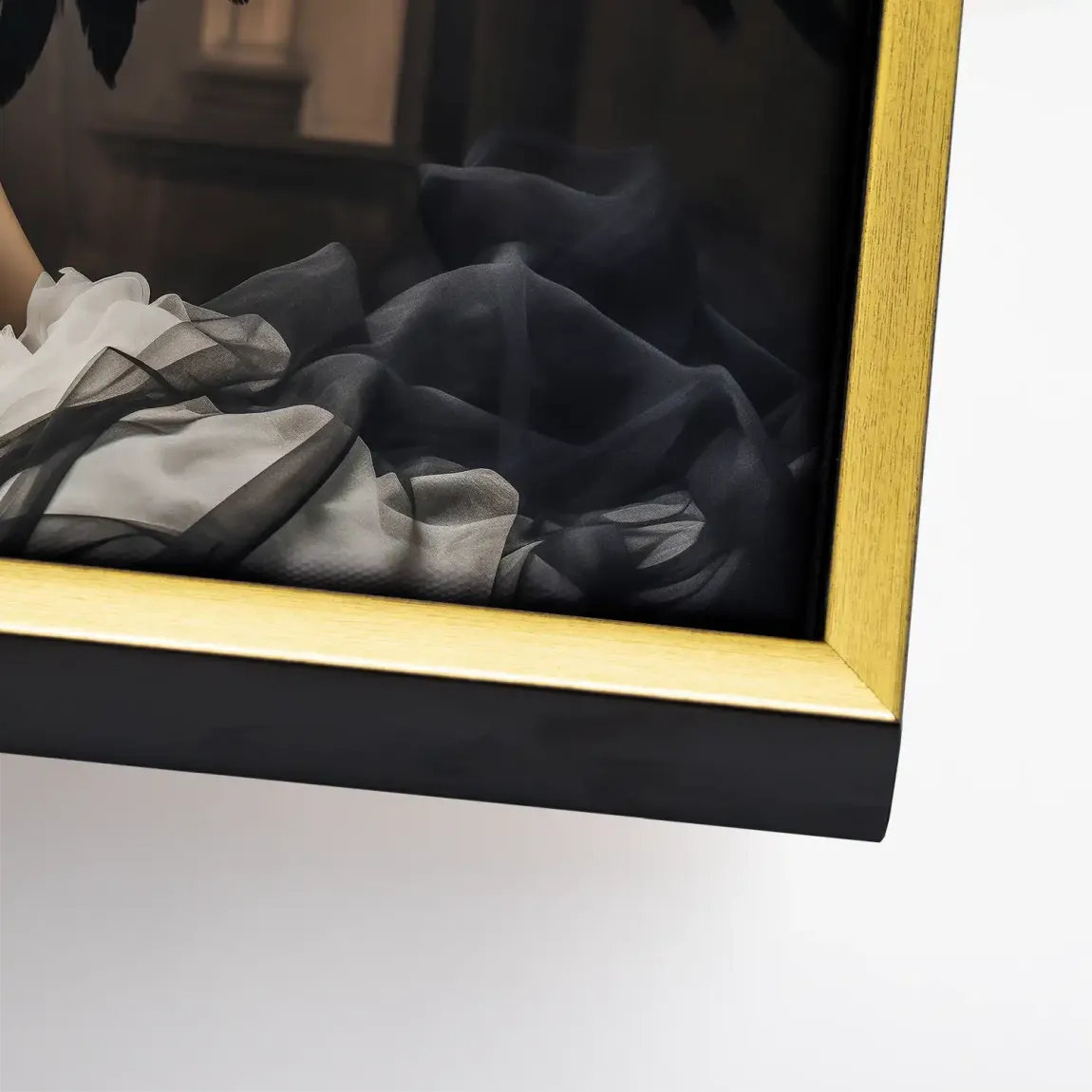 Blackwing Angel Art Leinwand Bild