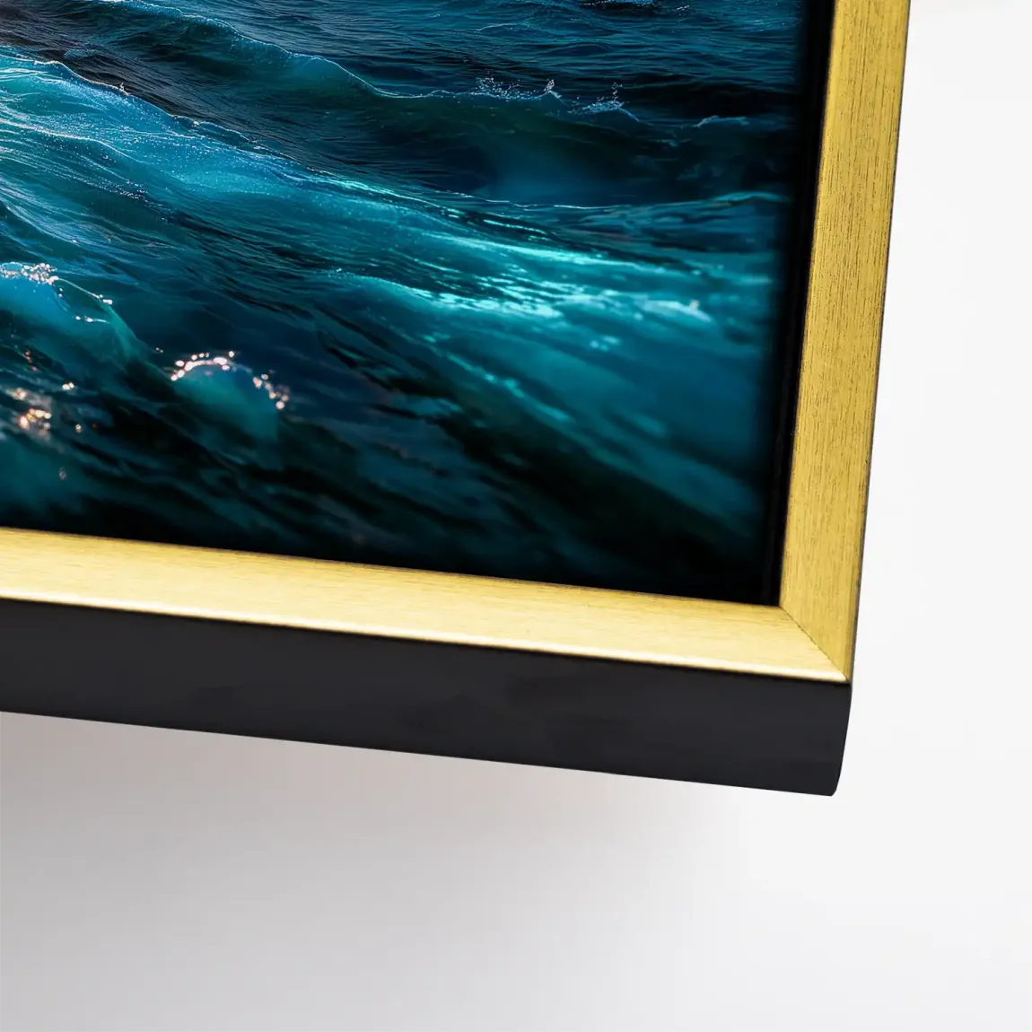 Wildes Meer Leinwand Bild