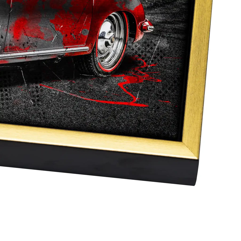 Porsche 356 Abstrakt Leinwand Bild INGALERIE