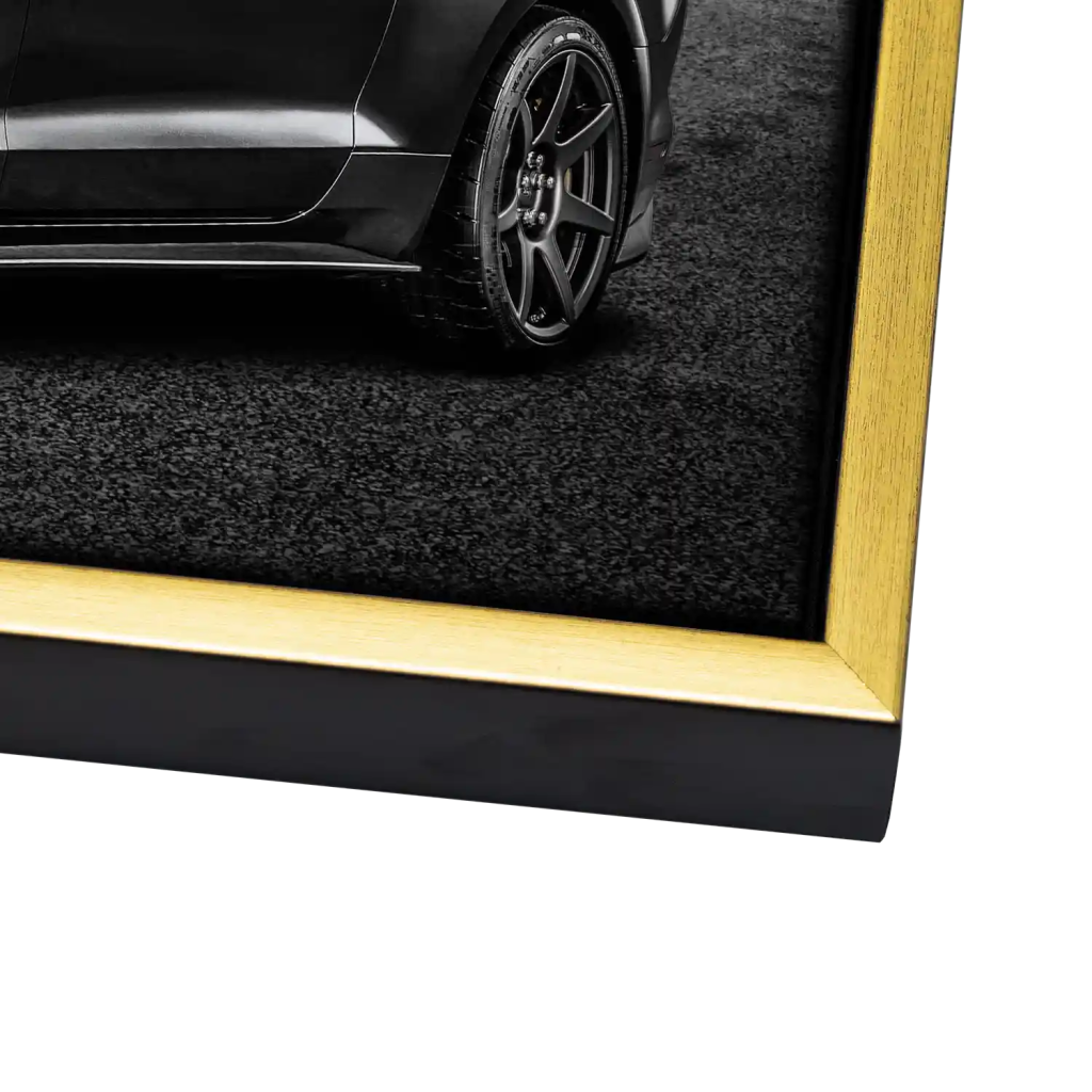 Ford Mustang Black City Leinwand Bild INGALERIE