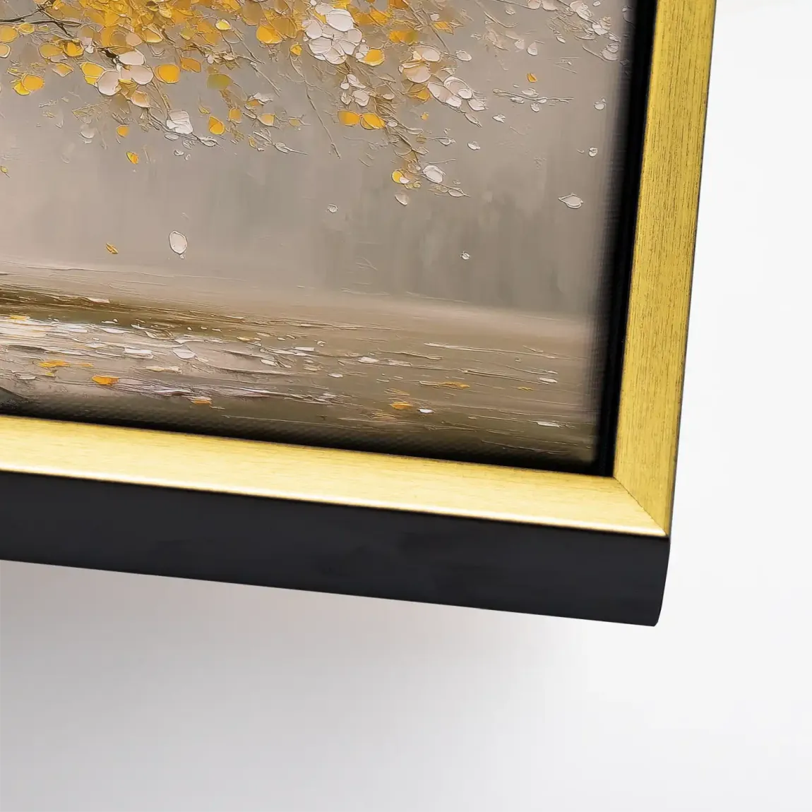 Golden Tree Art Leinwand Bild