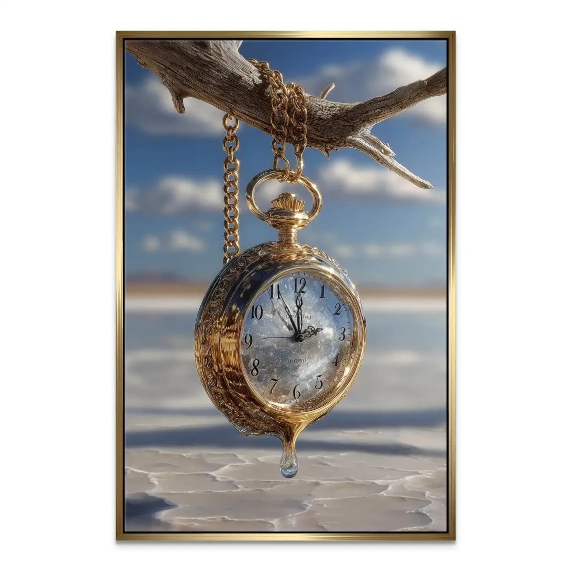 Dali Time Leinwand Bild