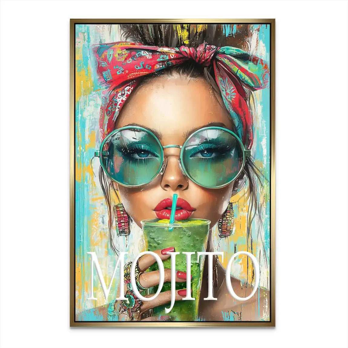 Beauty Mojito Leinwand Bild INGALERIE