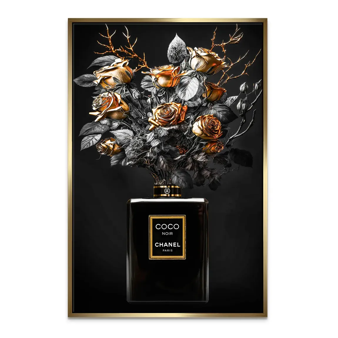 Coco Noire Leinwand Bild INGALERIE