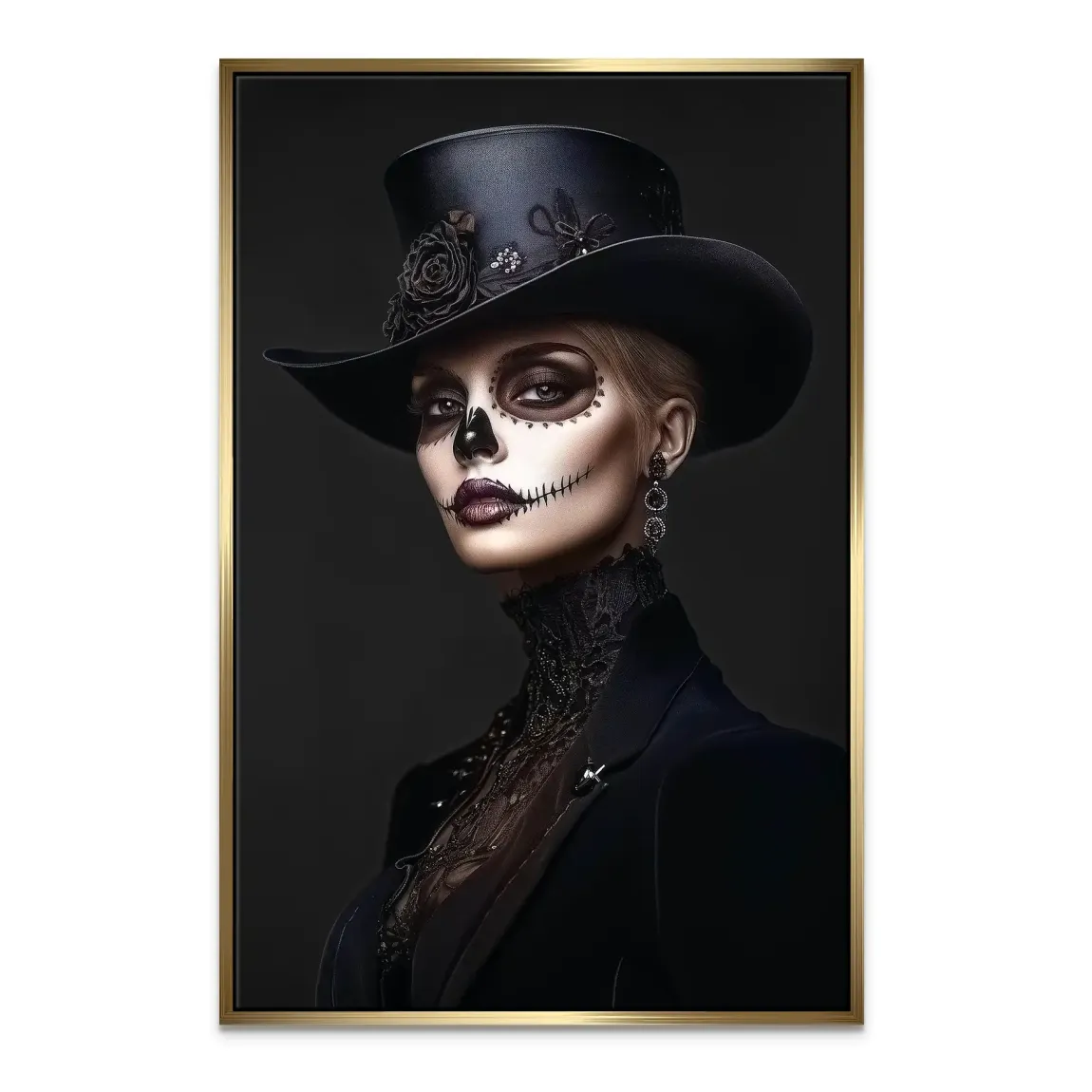 Lady of Shadows Color Leinwand Bild INGALERIE