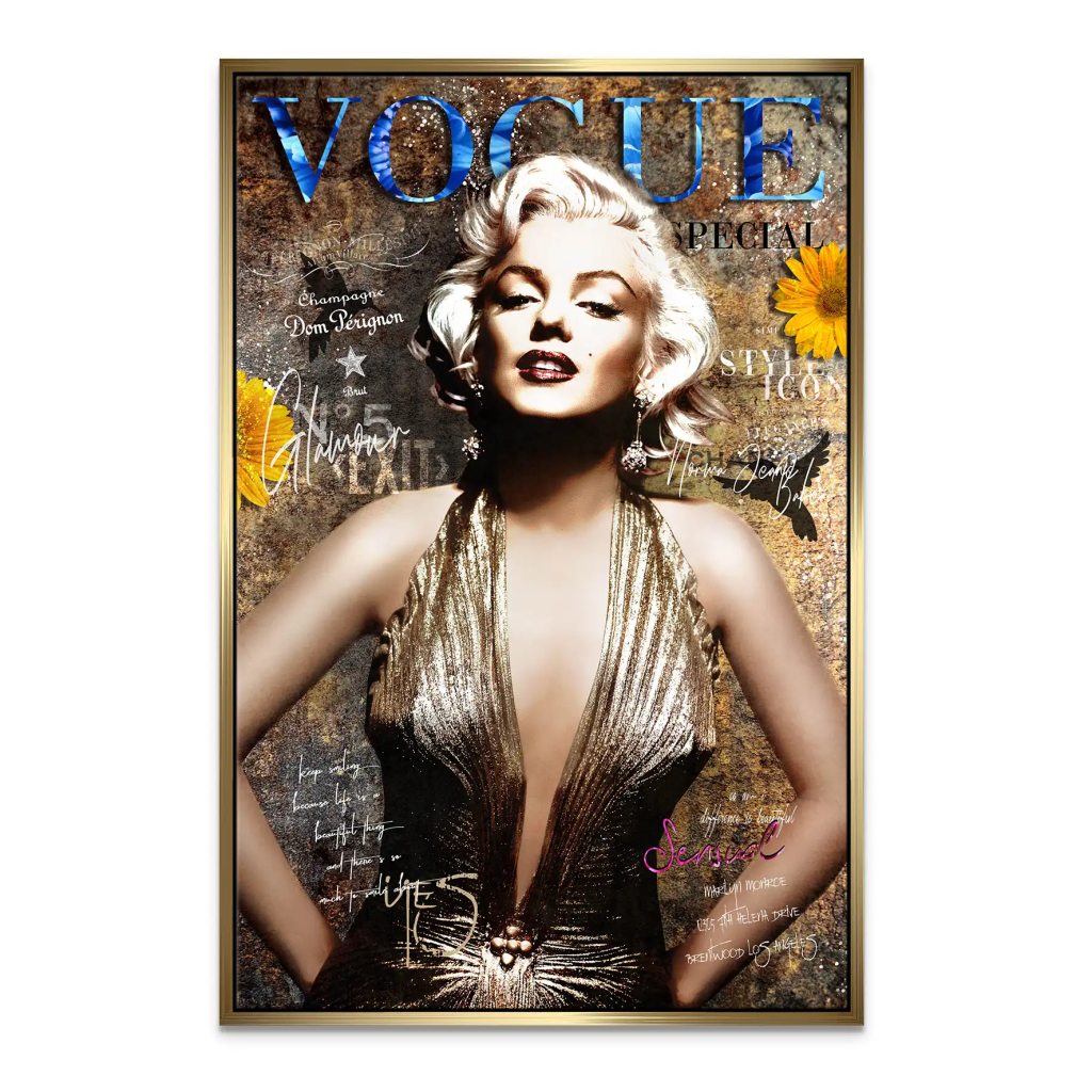 Marilyn Sensual Leinwand Bild INGALERIE