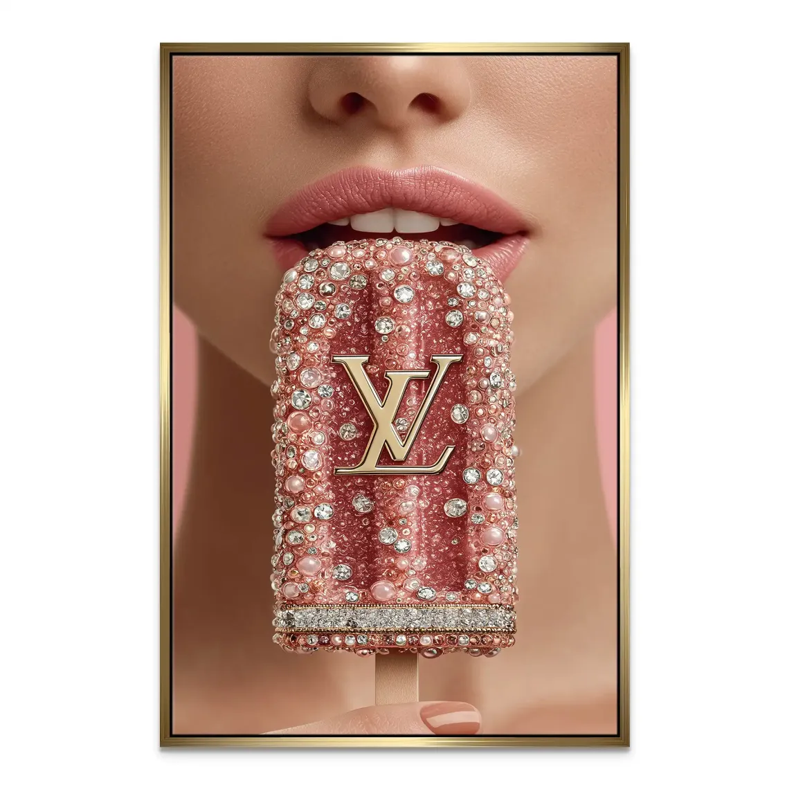 Diamonds and Desire Leinwand Bild