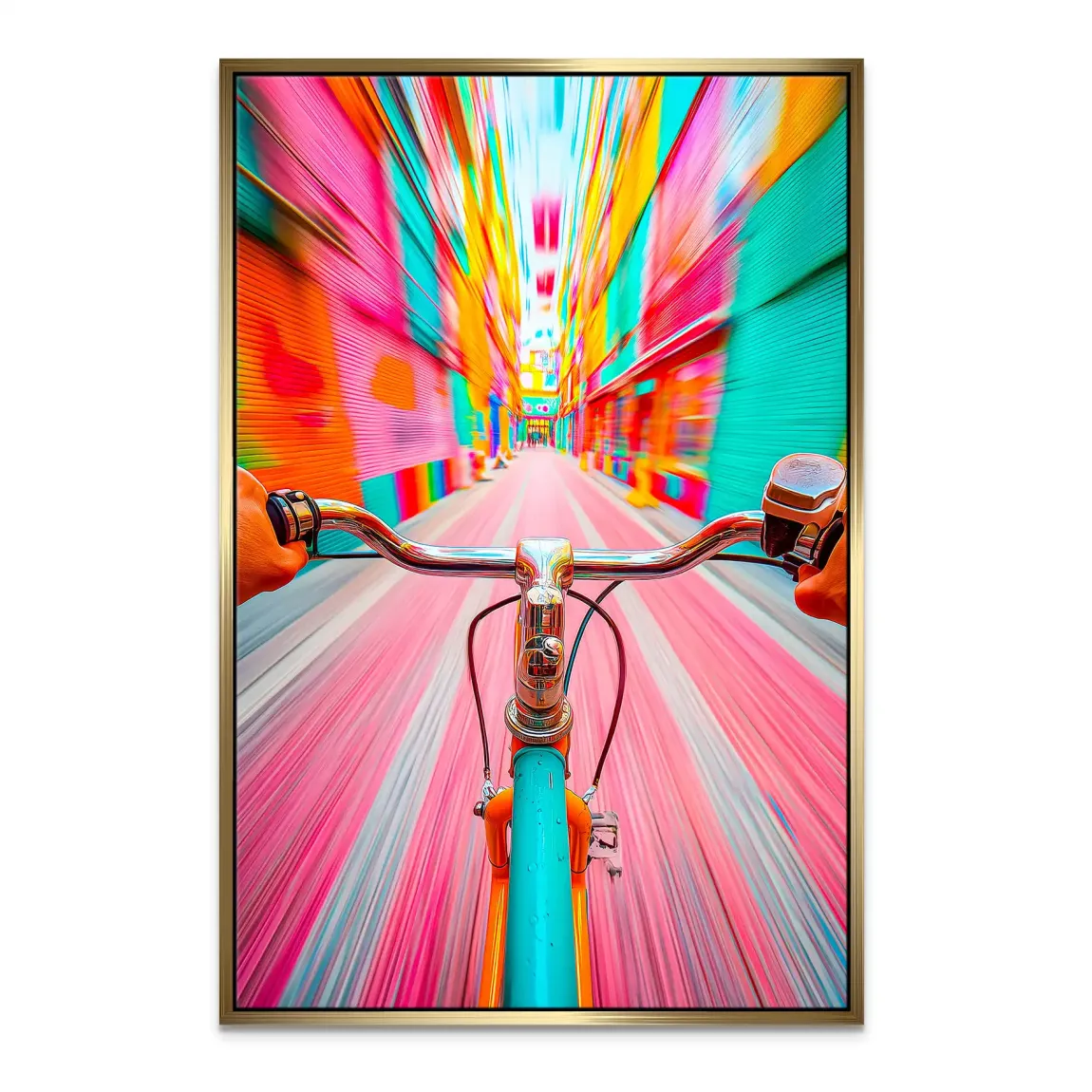 City Rush Leinwand Bild INGALERIE