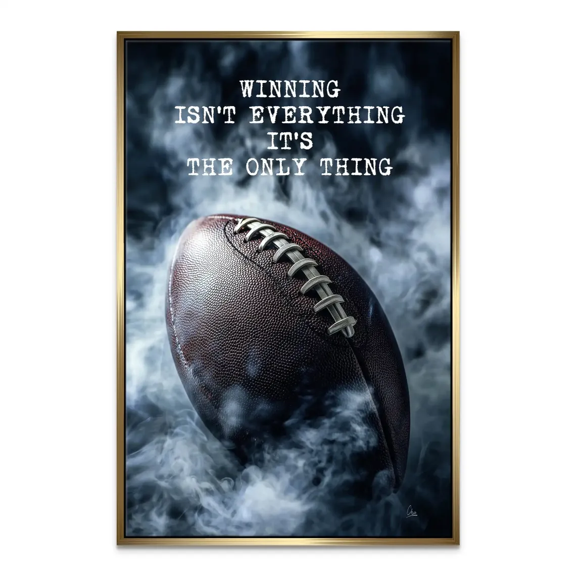 Winning Mindset Leinwand Bild