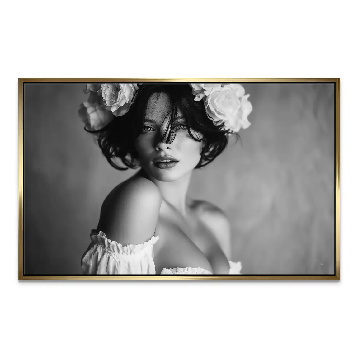 Whispered Roses Erotik Leinwand Bild