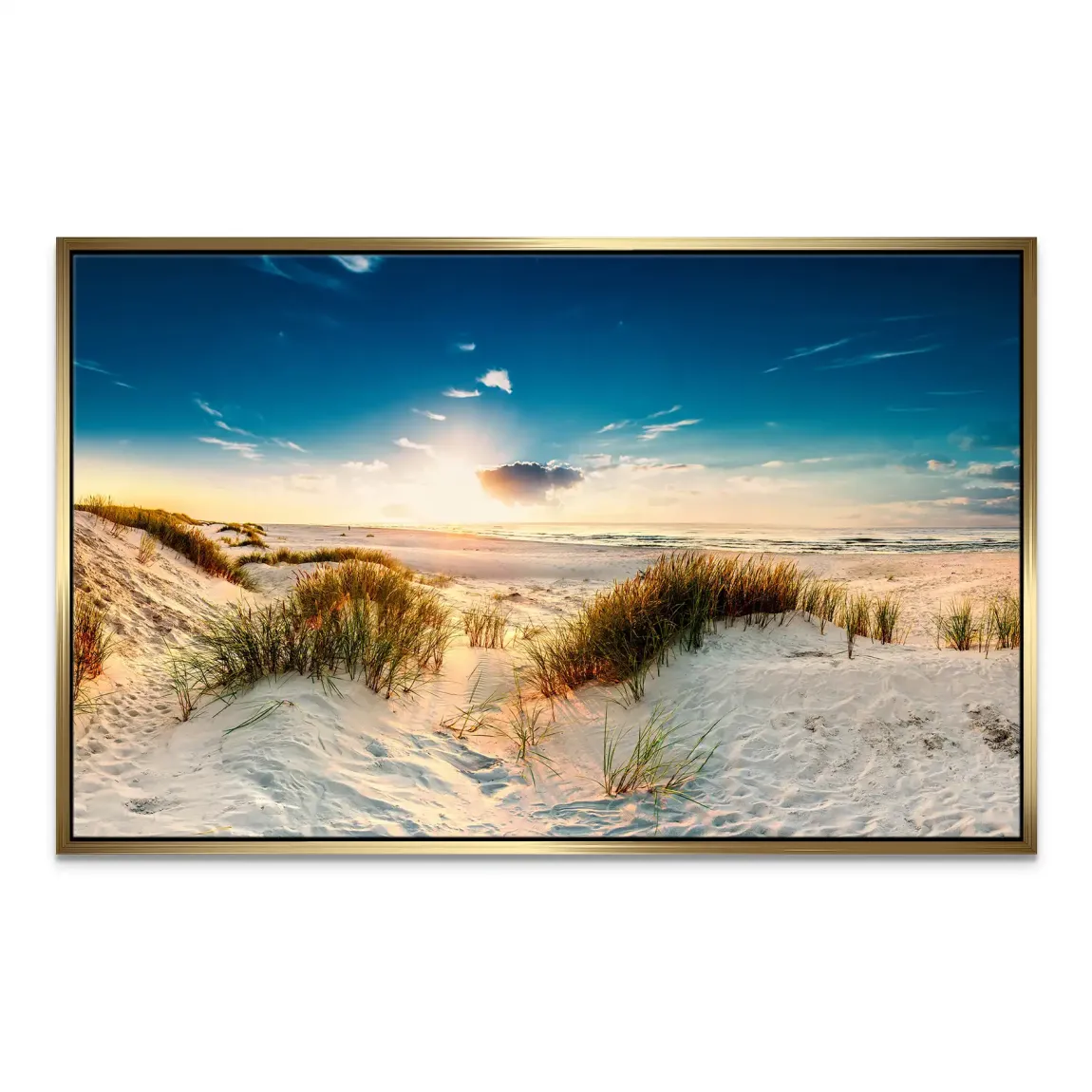 Sunset Dunes Leinwand Bild