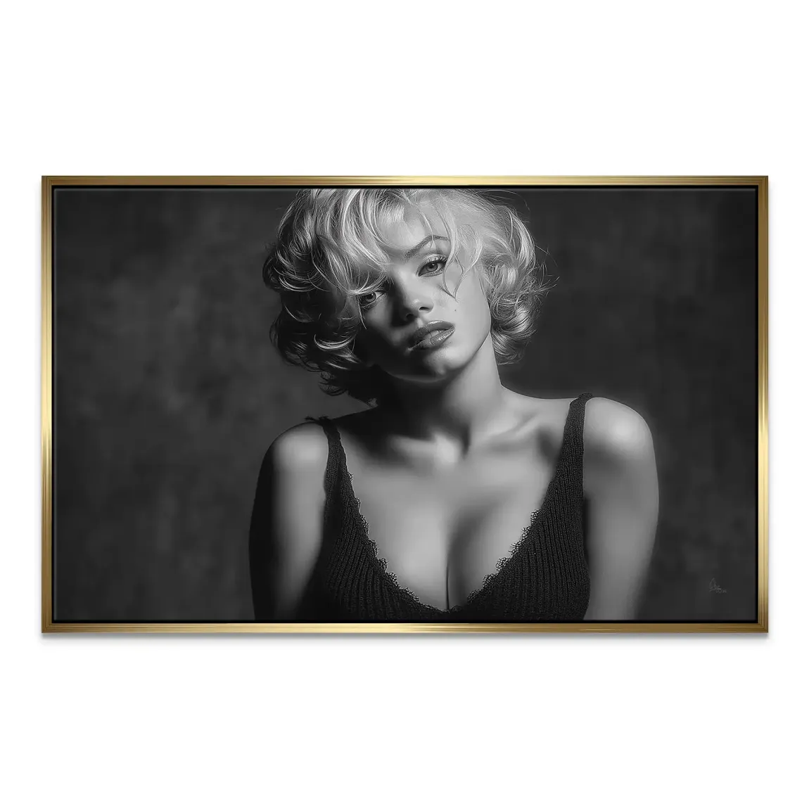 Marilyn Monroe Glamour Leinwand Bild