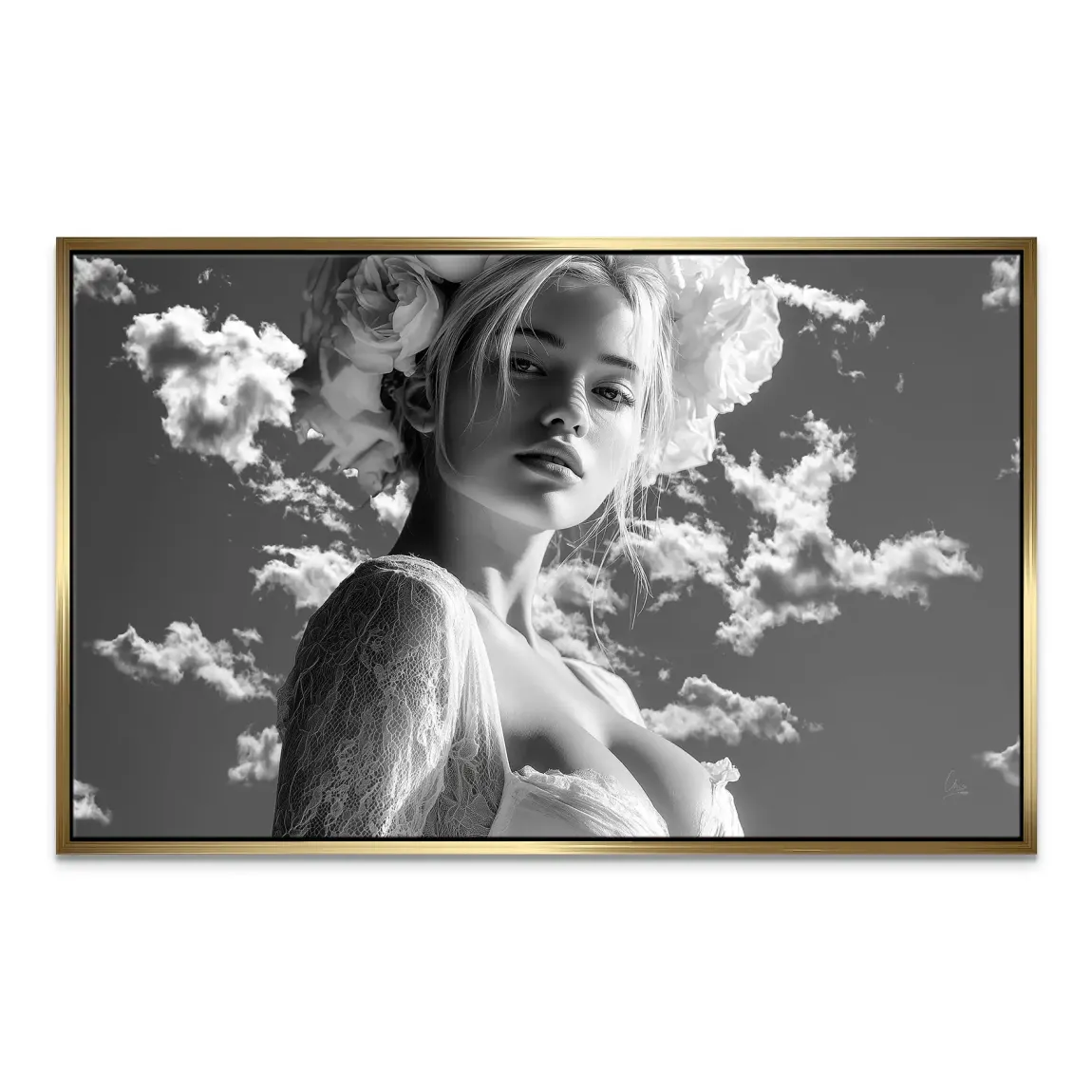 Sky Bloom Leinwand Bild