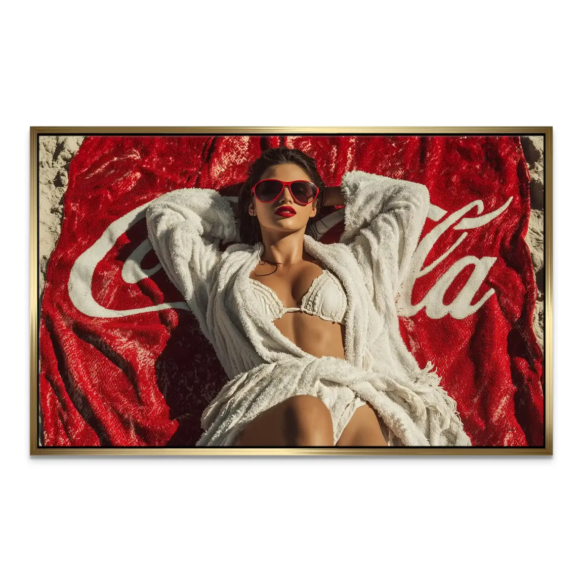 Coca Beach Dream Leinwand Bild